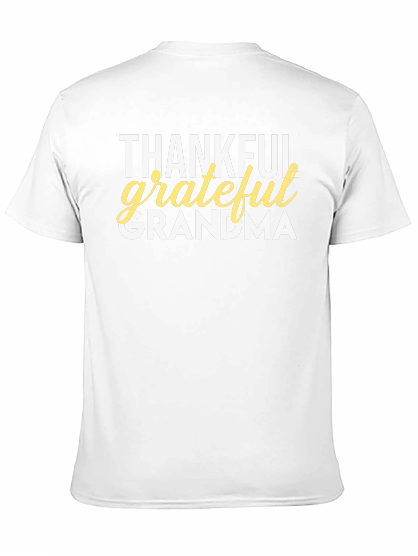 Thankful Grateful Grandma T-Shirt - Black