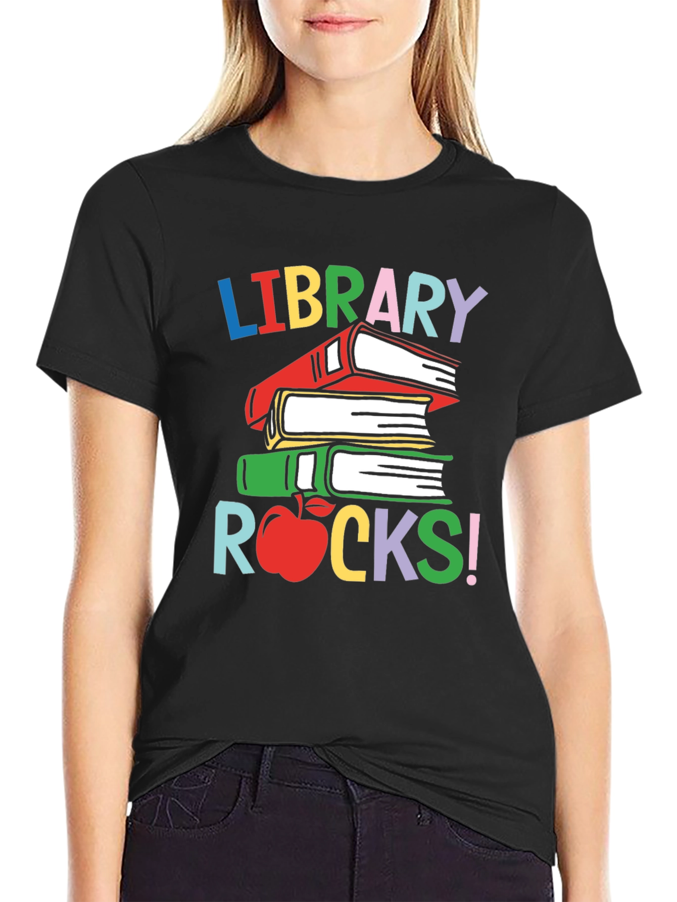 Library Rocks! T-Shirt - Book Lover Apparel