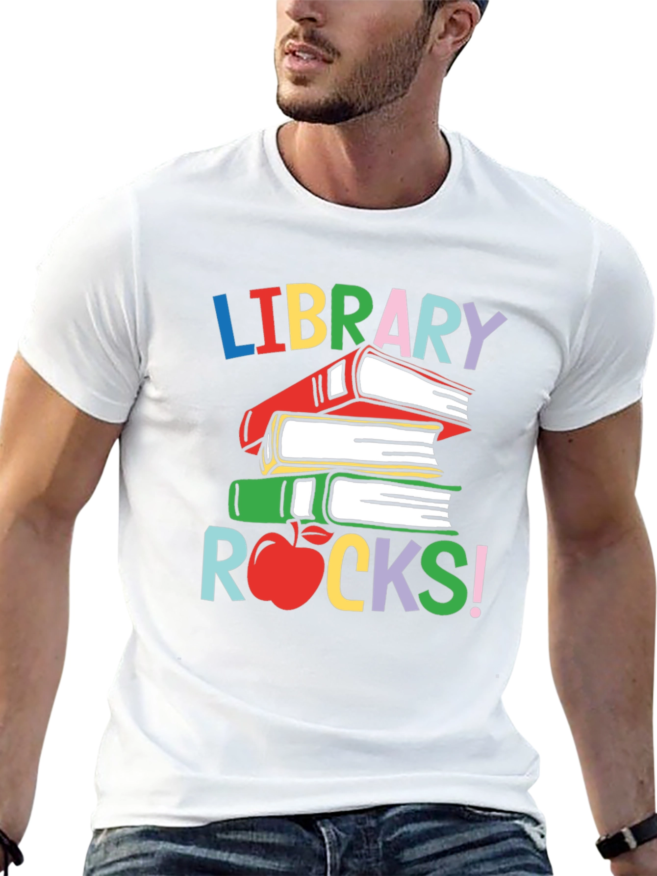 Library Rocks! T-Shirt - Book Lover Apparel