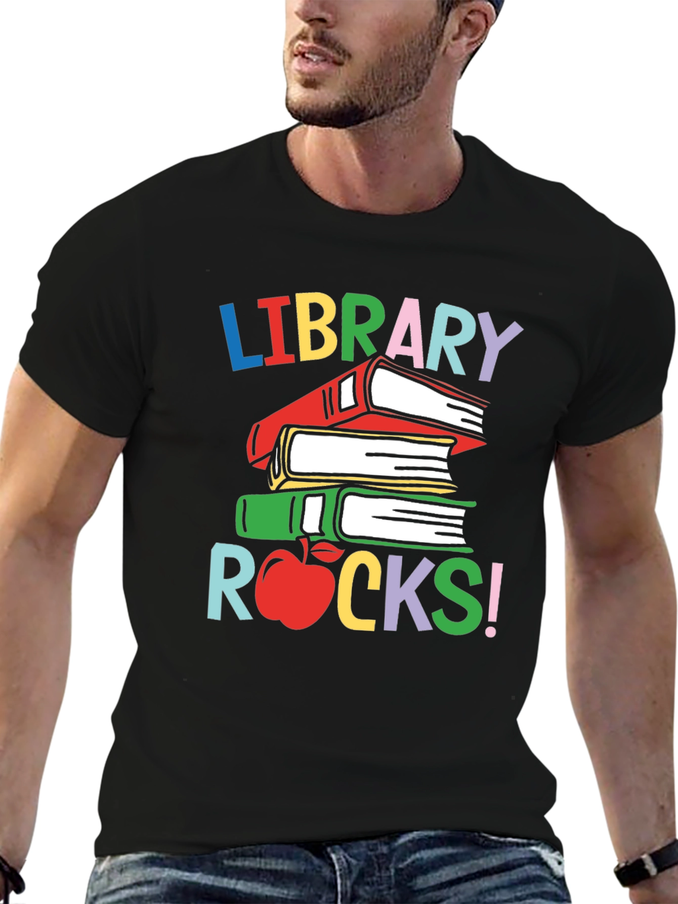 Library Rocks! T-Shirt - Book Lover Apparel