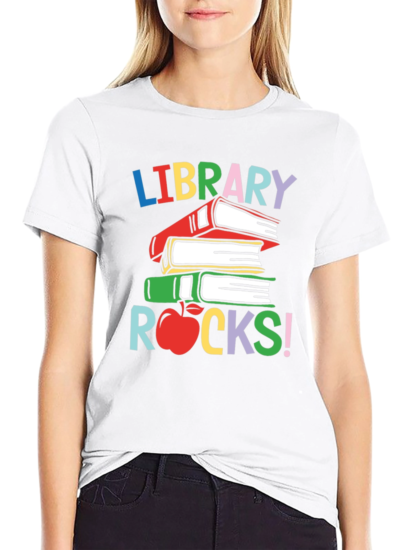 Library Rocks! T-Shirt - Book Lover Apparel