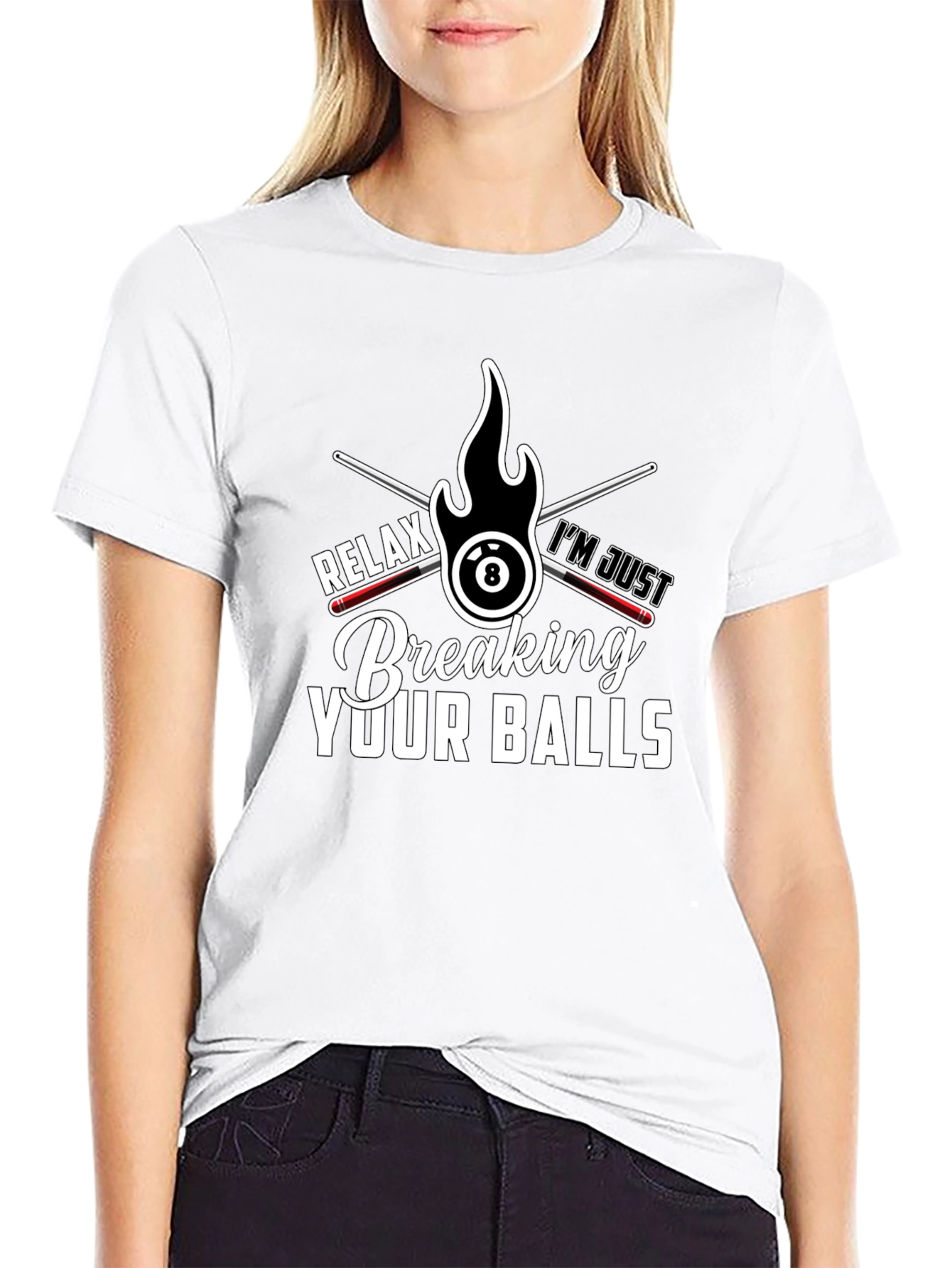 Relax Breaking Your Balls Billiards T-Shirt
