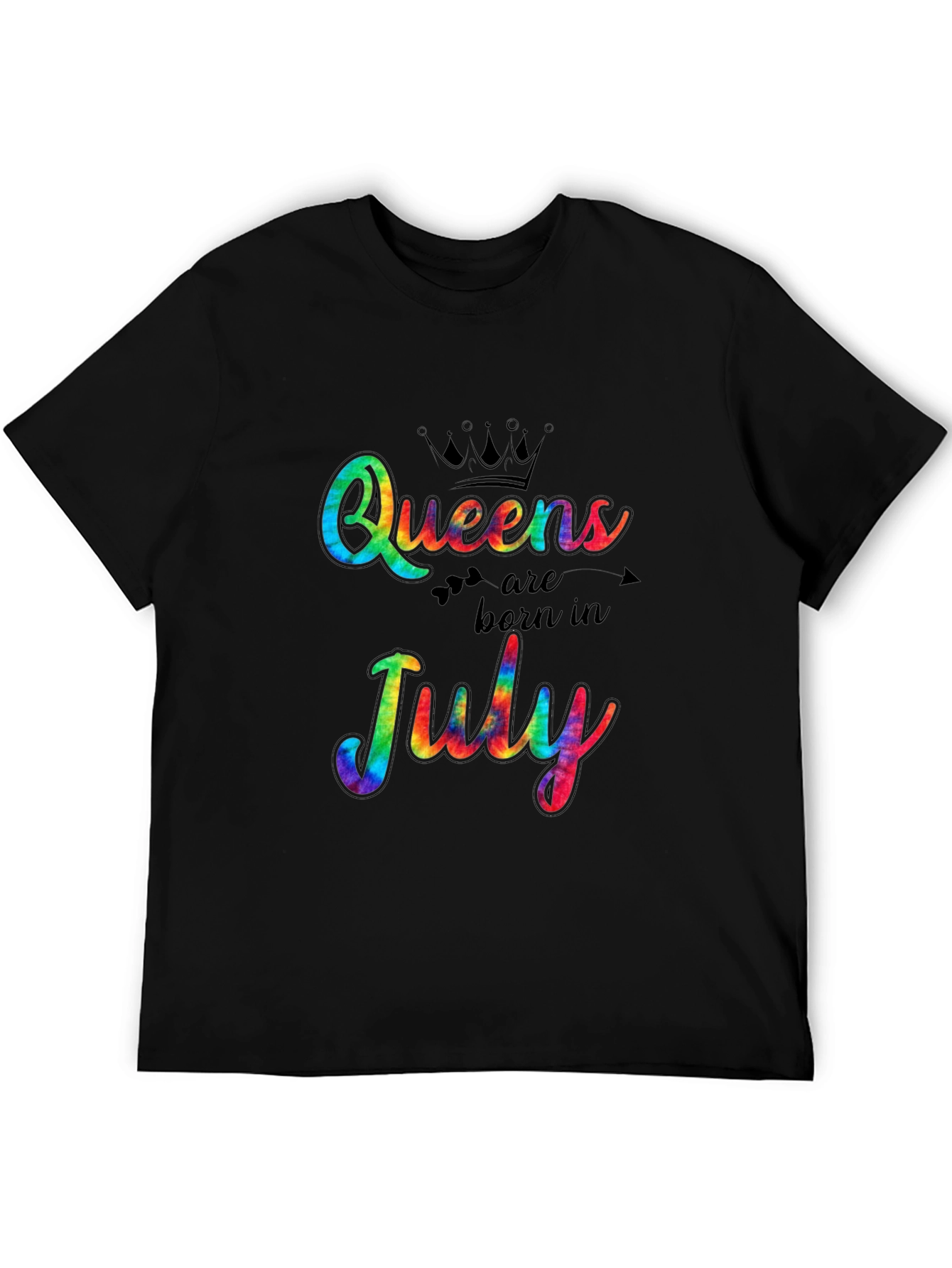 Queens Born in July Tie Dye T-Shirt