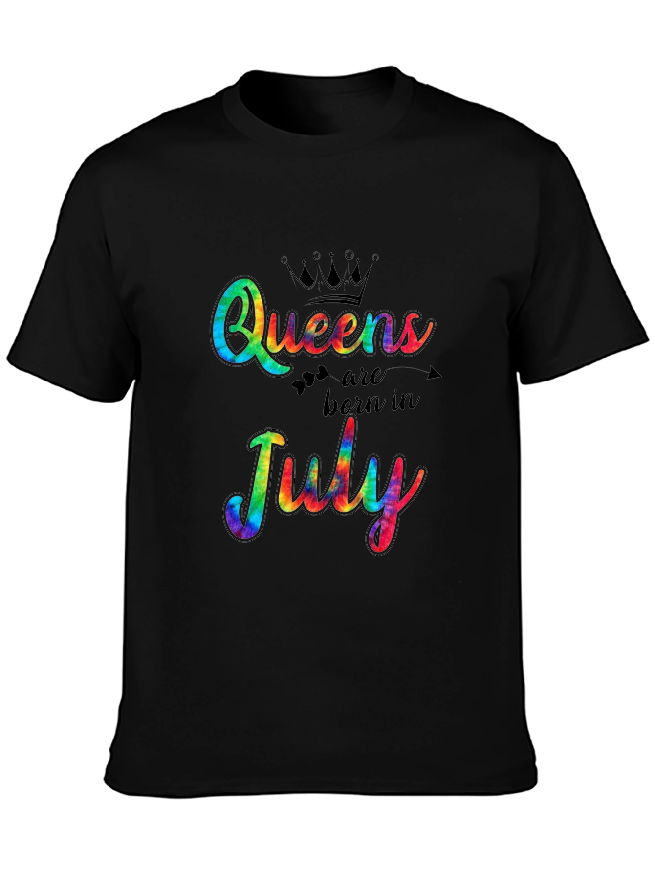 Queens Born in July Tie Dye T-Shirt