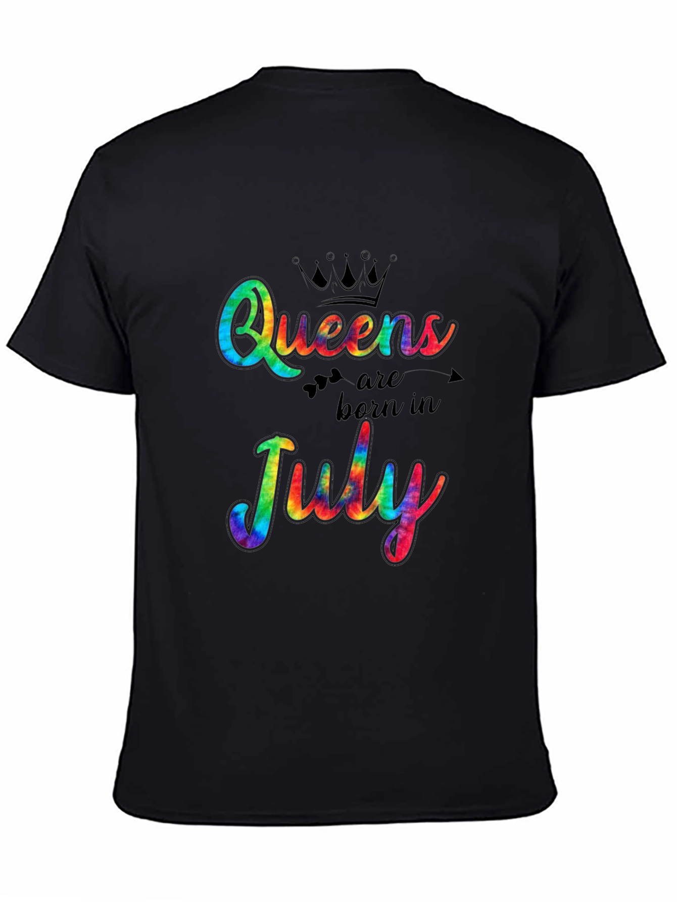 Queens Born in July Tie Dye T-Shirt