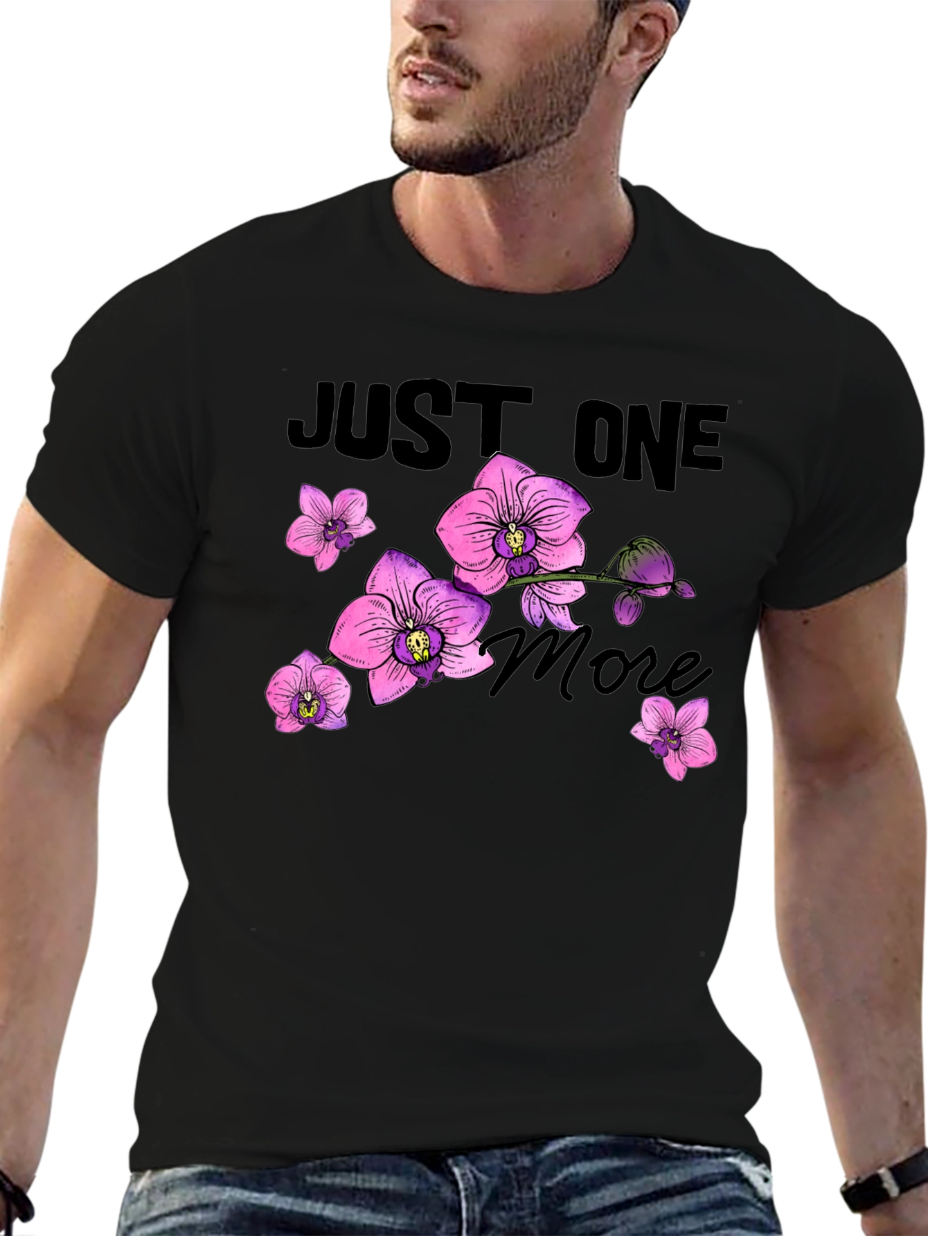 Just One More Orchid Flower T-Shirt