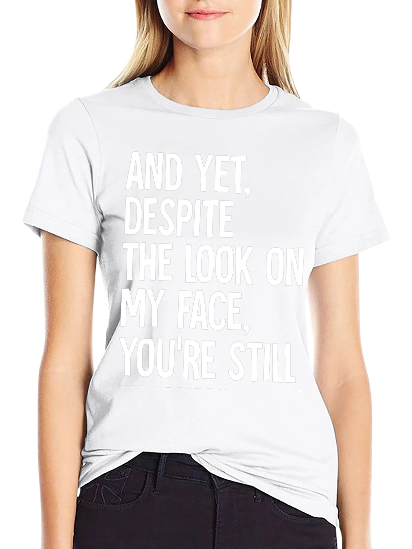 Funny Sarcastic Graphic Print T-Shirt