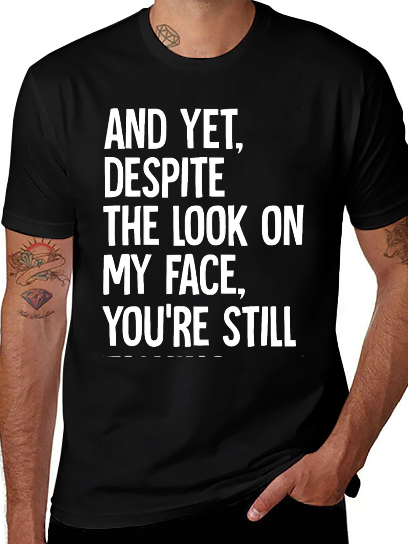 Funny Sarcastic Graphic Print T-Shirt