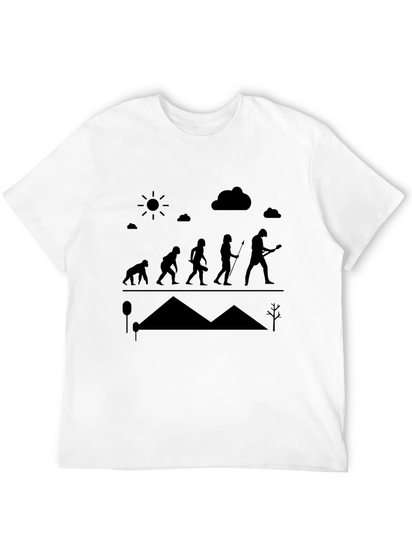 Evolution of Rock T-Shirt - Funny Musician Tee