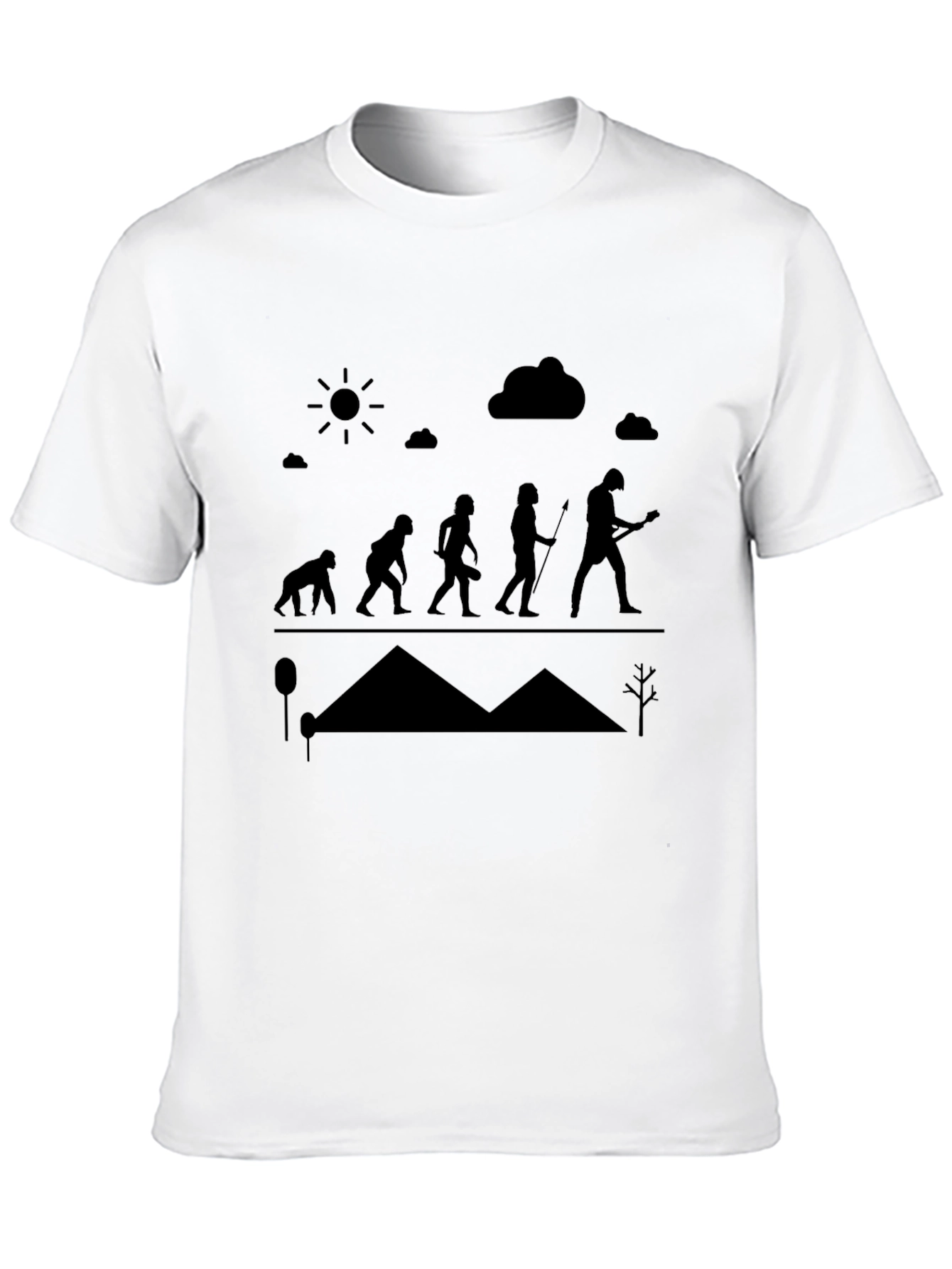 Evolution of Rock T-Shirt - Funny Musician Tee