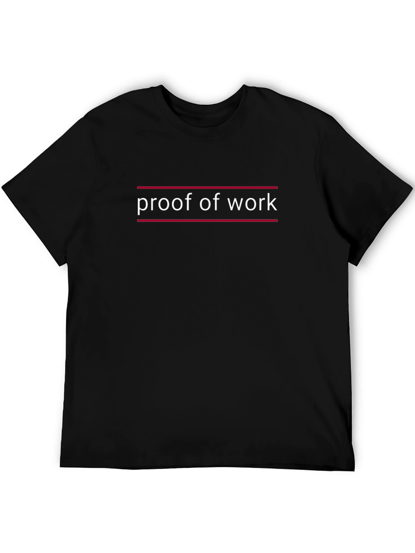 Proof of Work Black T-Shirt
