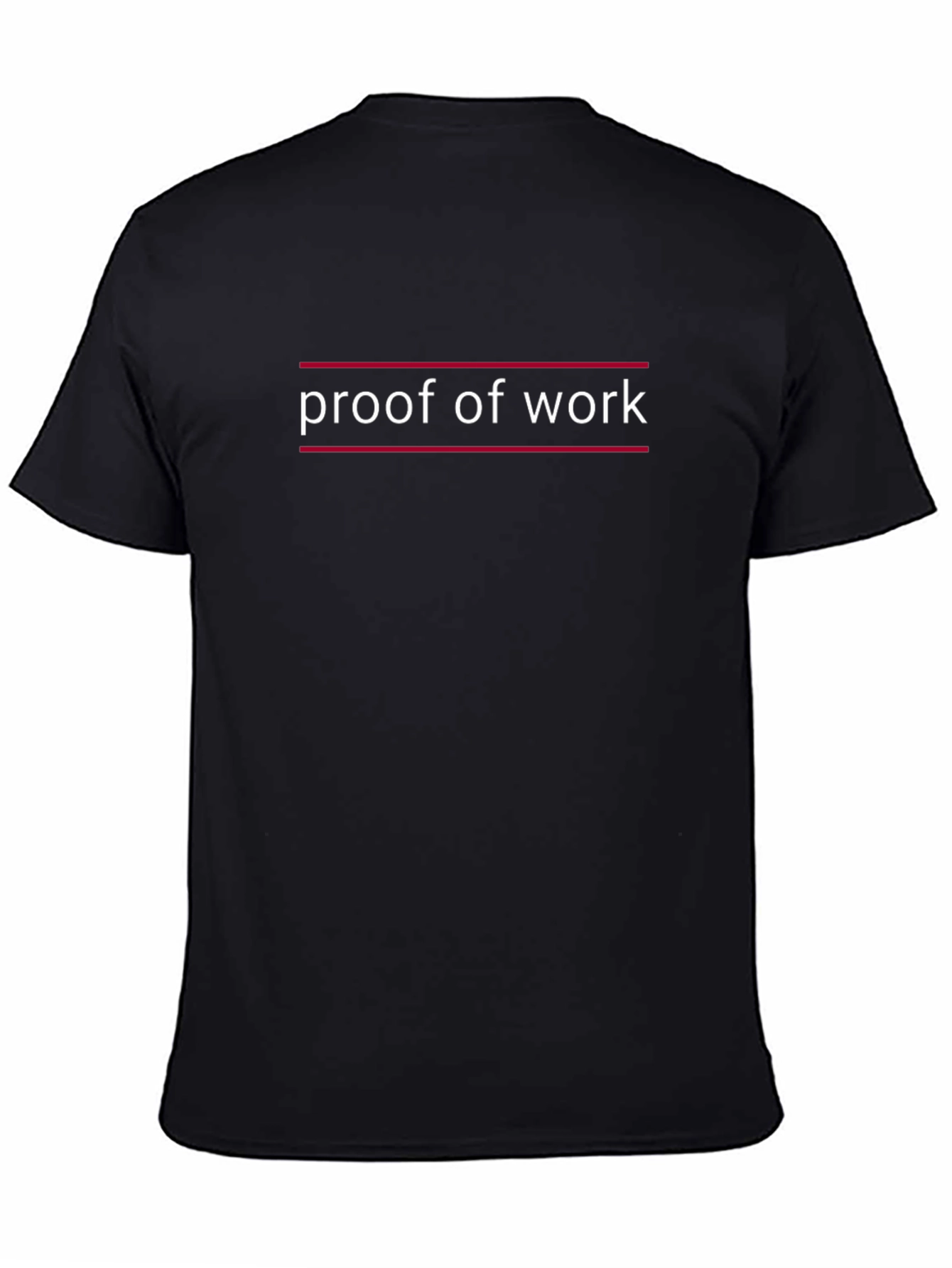 Proof of Work Black T-Shirt