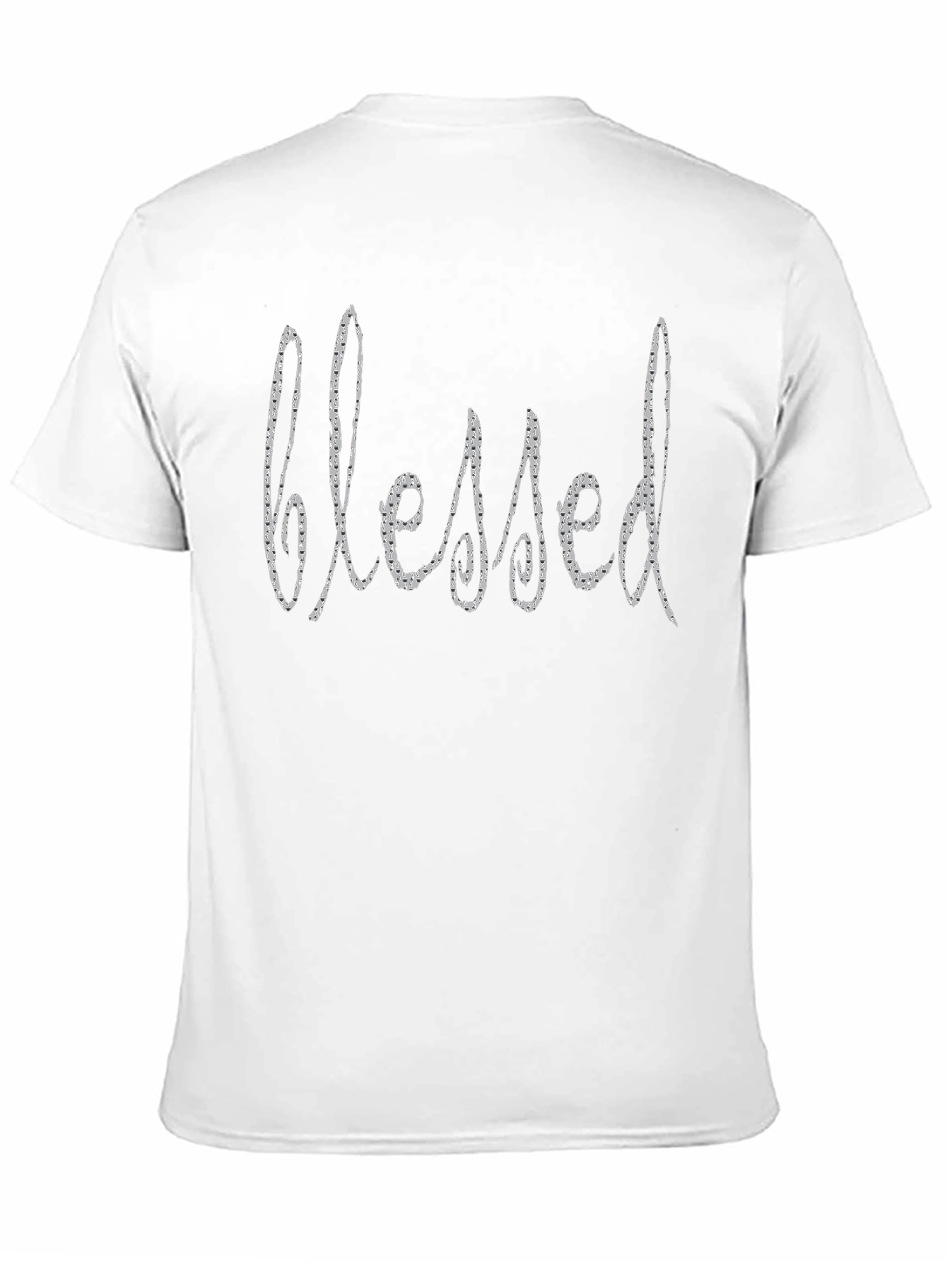 Blessed Graphic Print Black T-Shirt