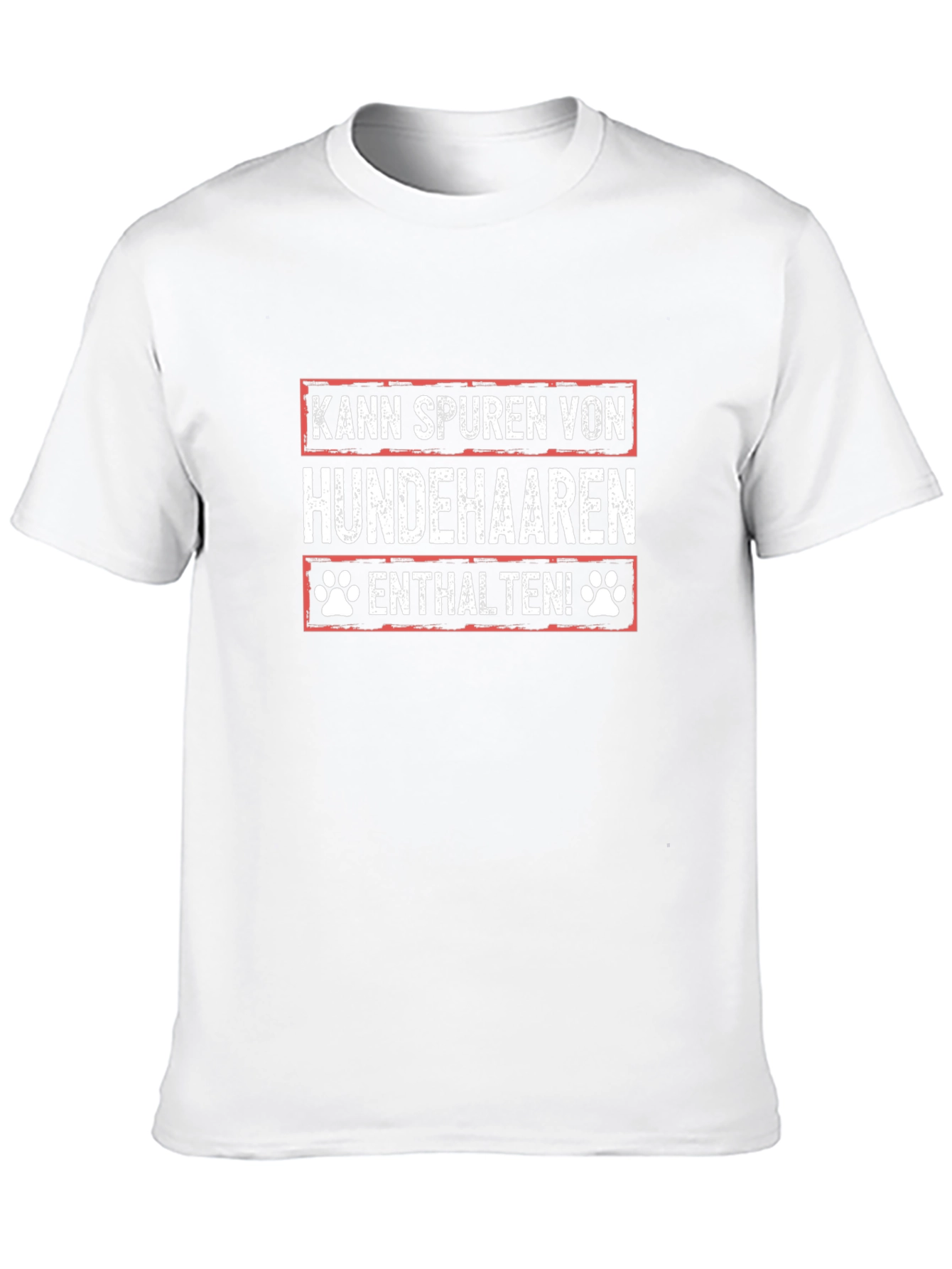 Kann Spuren Von Hundehaaren Enthalten T-Shirt