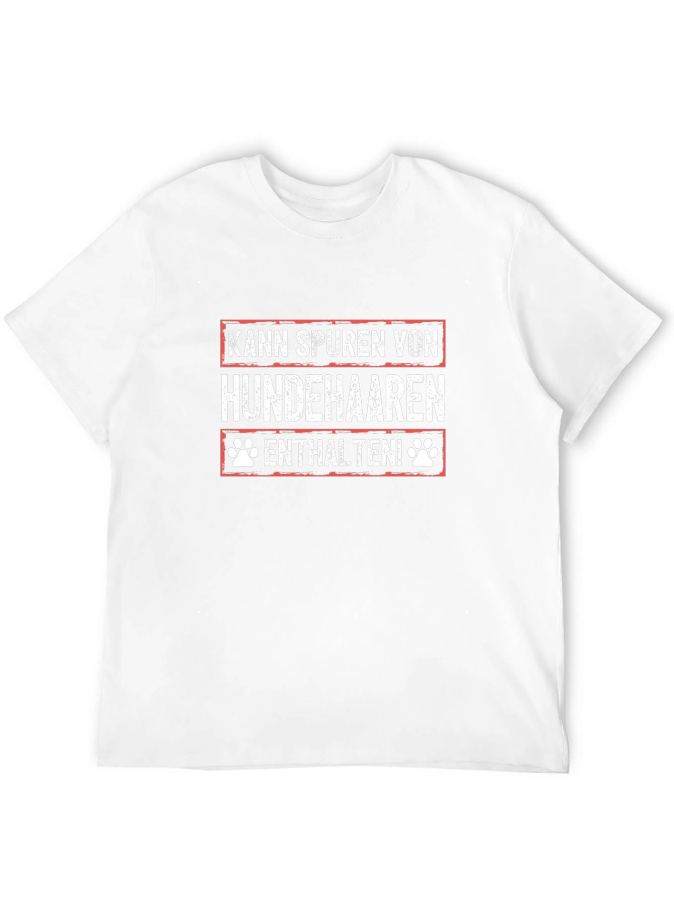 Kann Spuren Von Hundehaaren Enthalten T-Shirt