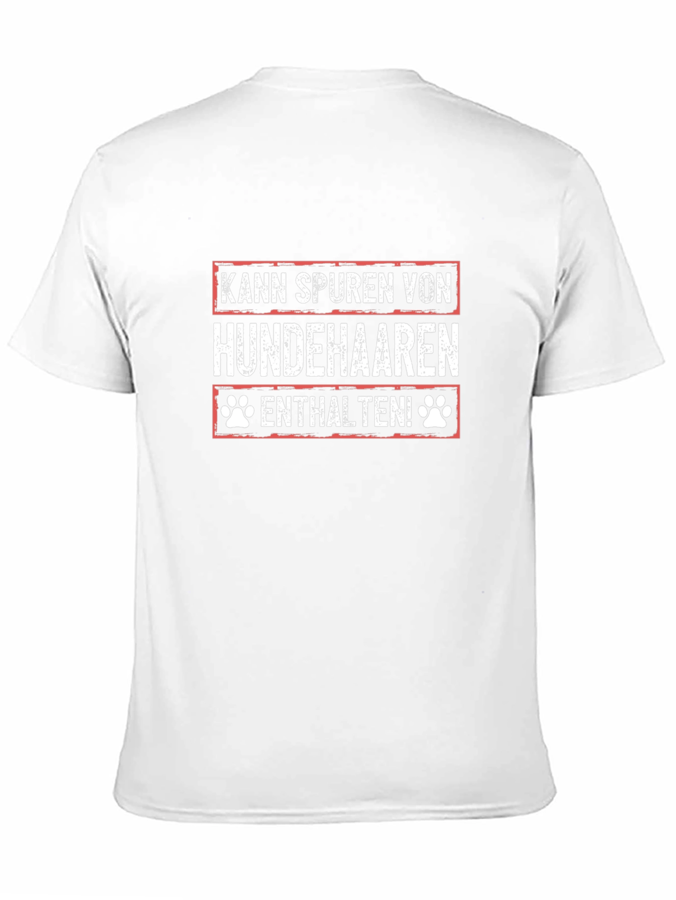 Kann Spuren Von Hundehaaren Enthalten T-Shirt