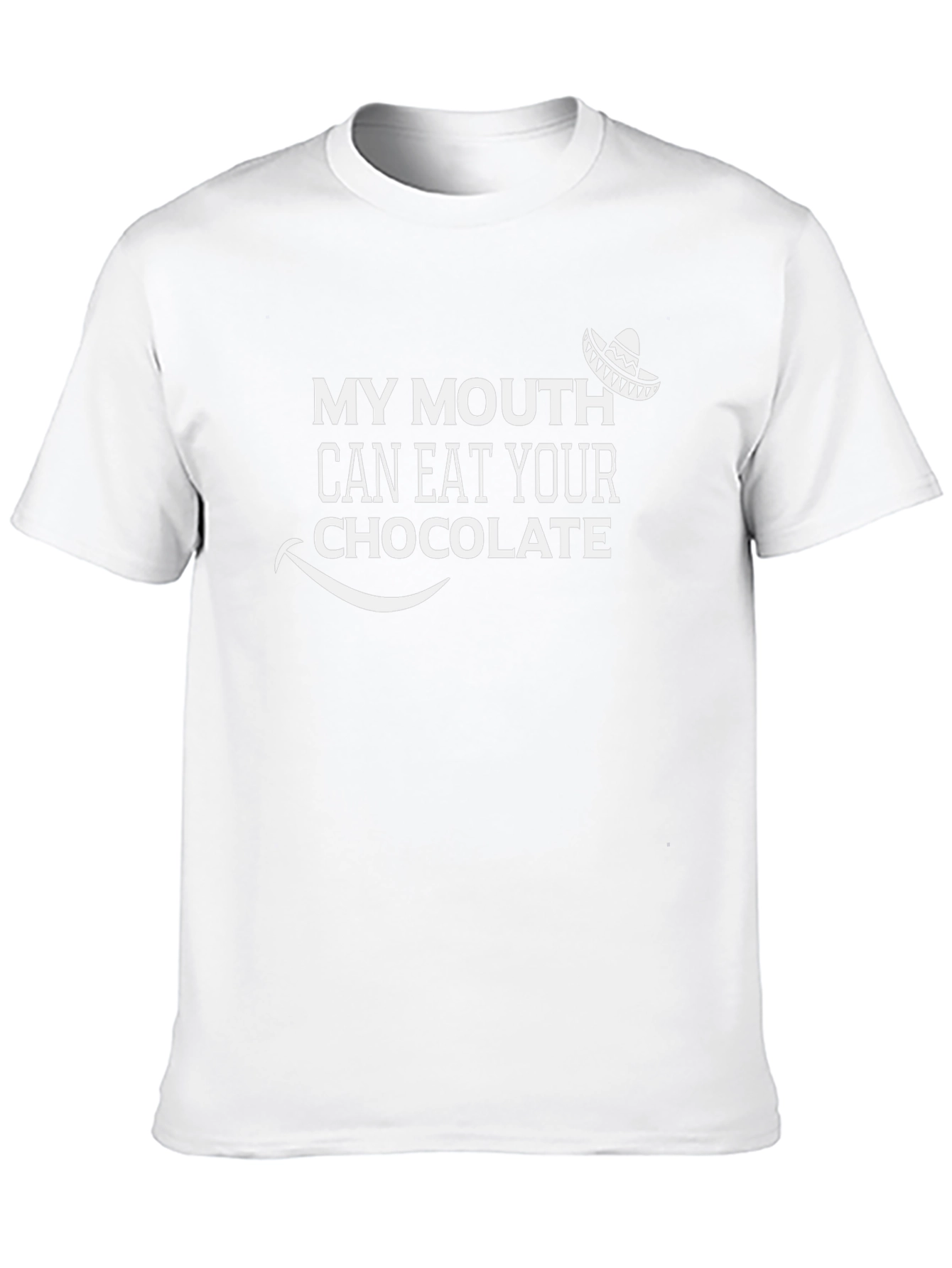Humorous Chocolate T-Shirt for Adults