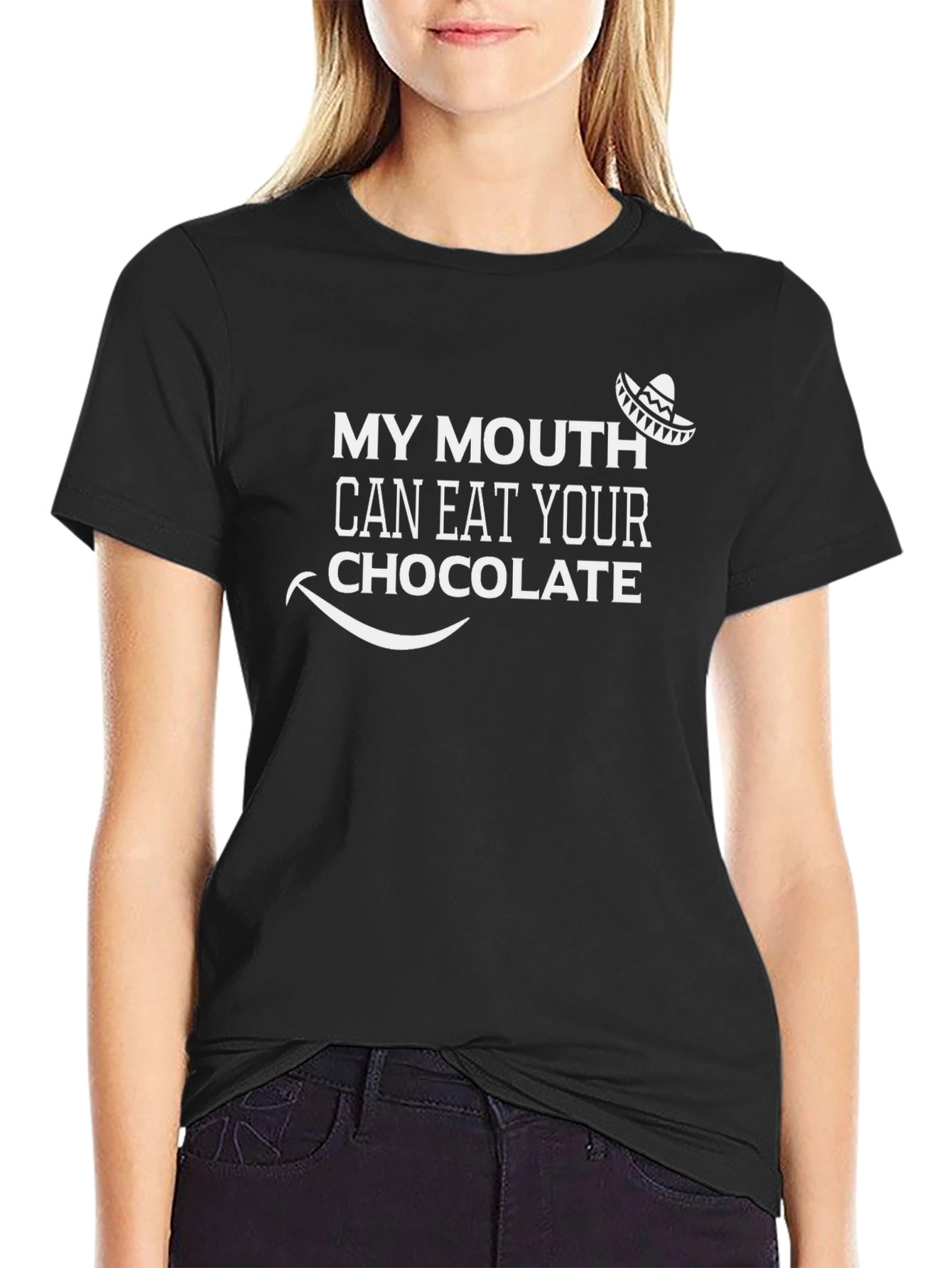 Humorous Chocolate T-Shirt for Adults