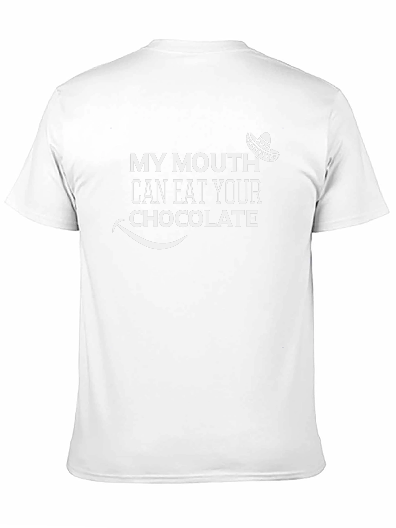 Humorous Chocolate T-Shirt for Adults