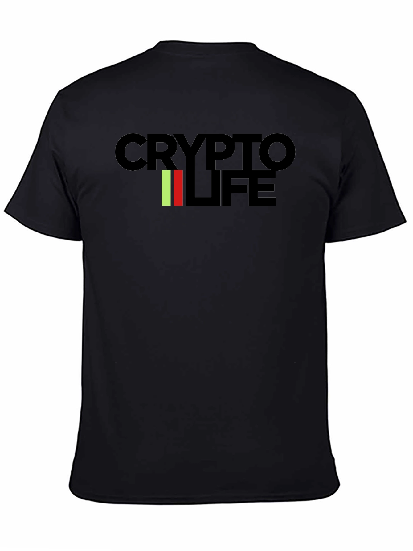 Crypto Life Graphic Tee - Black