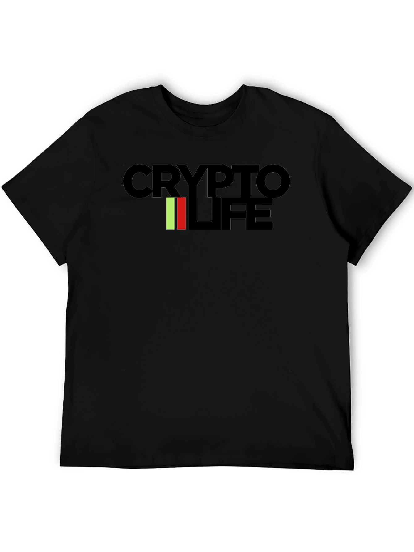 Crypto Life Graphic Tee - Black