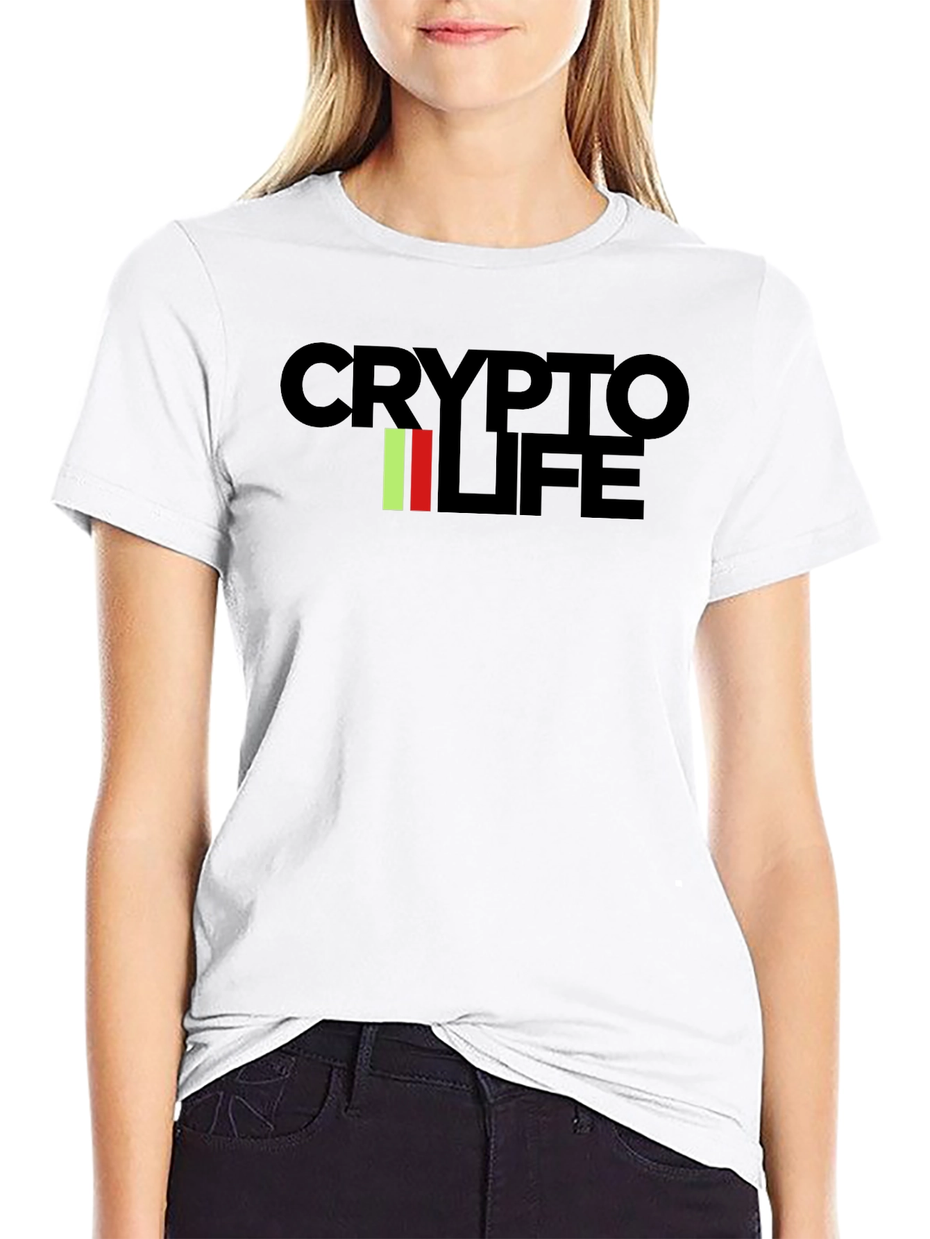 Crypto Life Graphic Tee - Black