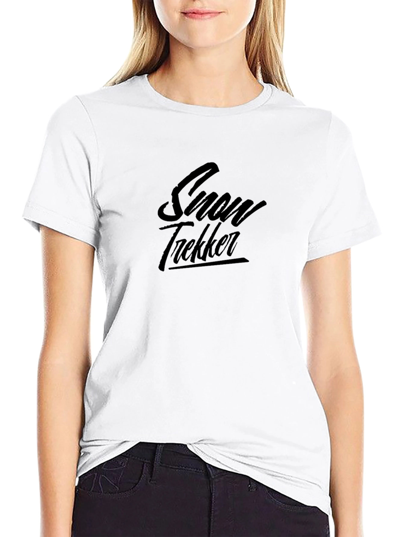 Snow Trekker Black T-Shirt