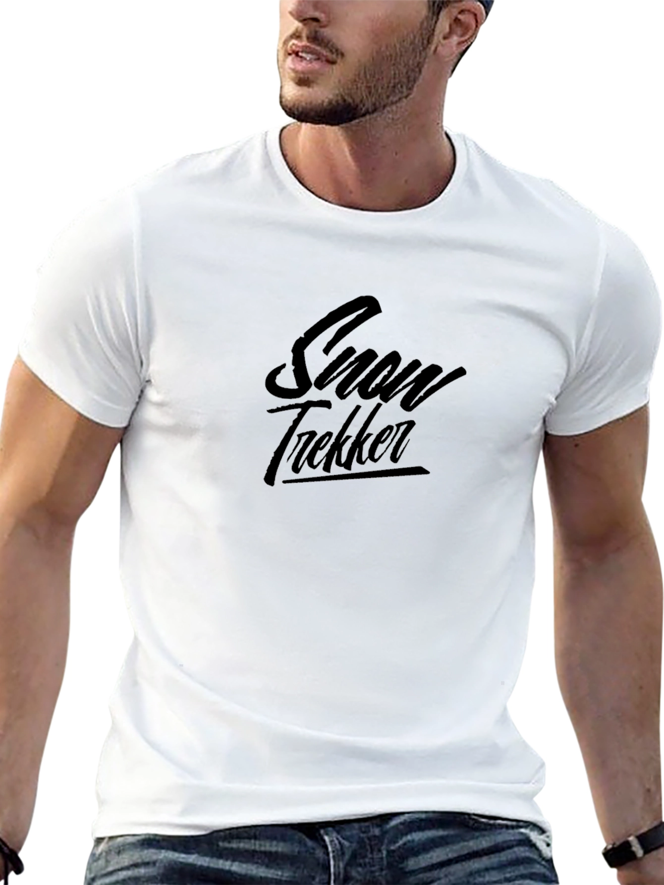 Snow Trekker Black T-Shirt