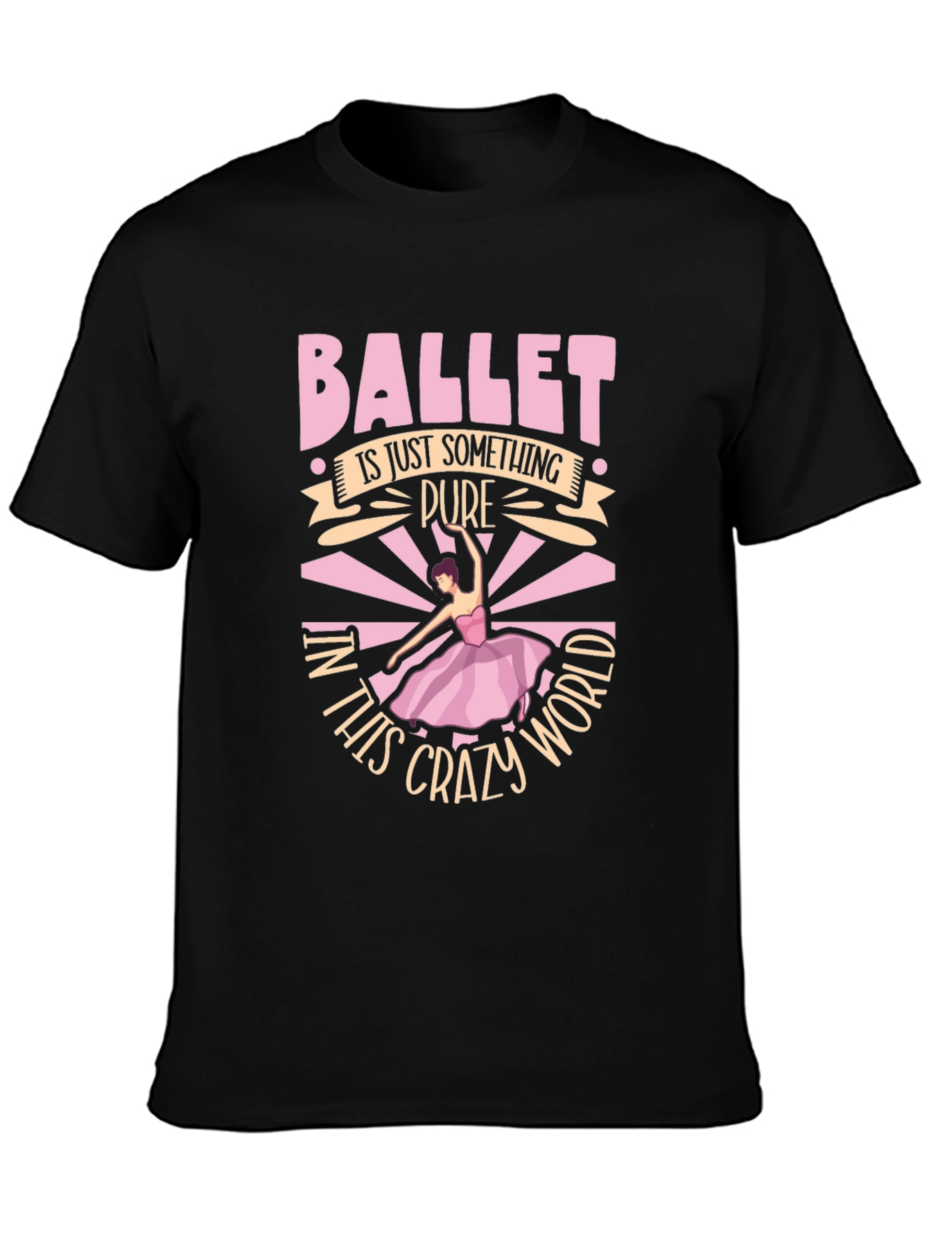 Ballet Pure in Crazy World Graphic T-Shirt