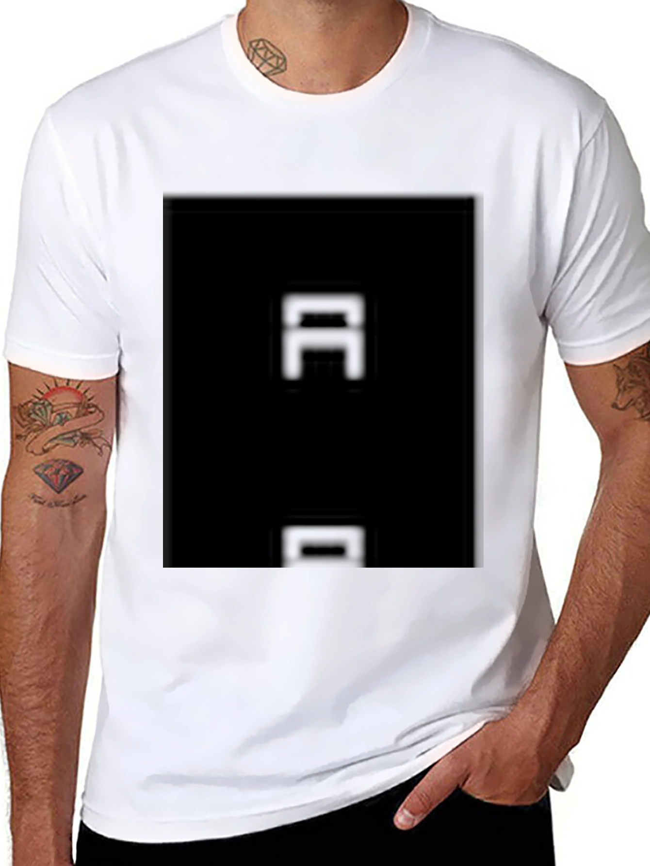 Black Basic Tee - Mens Classic Comfort