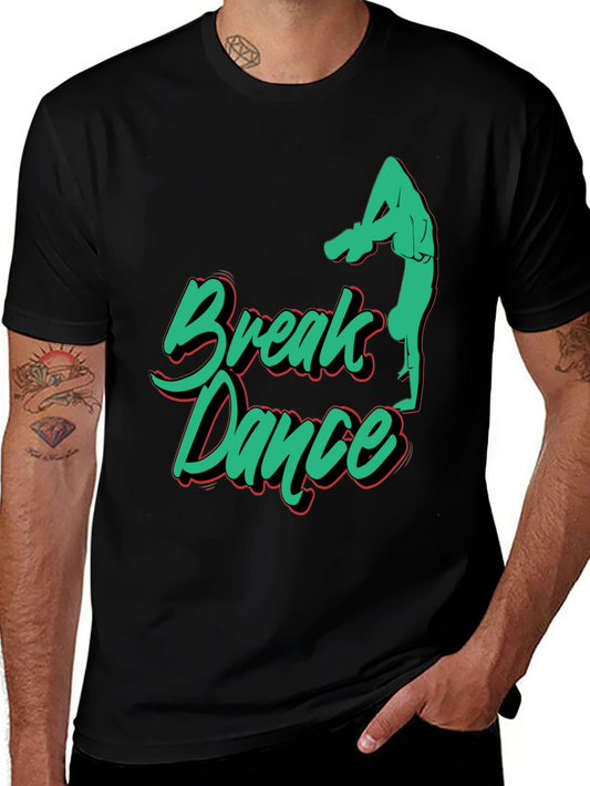Break Dance Graphic T-Shirt - Trendy Streetwear