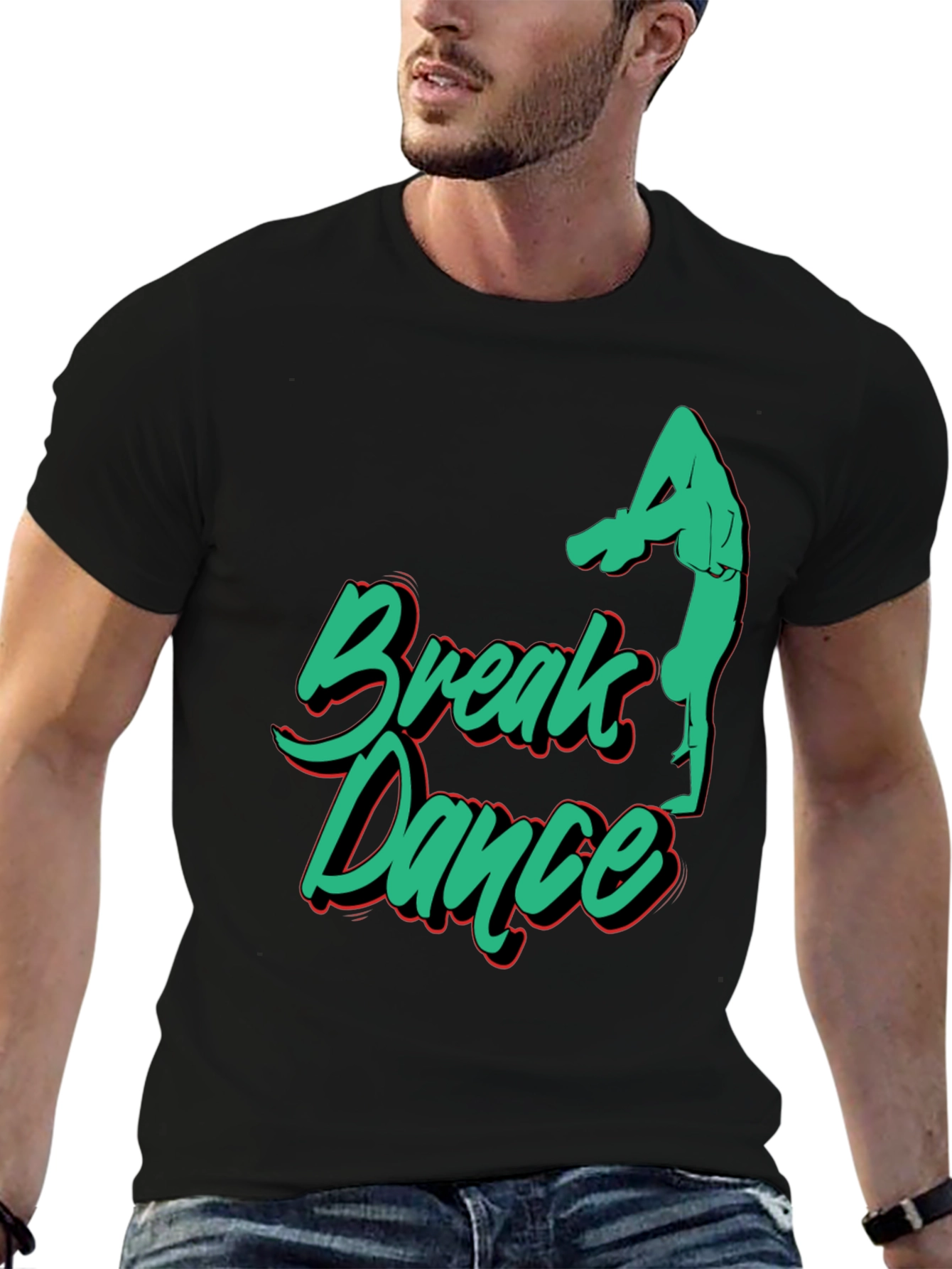 Break Dance Graphic T-Shirt - Trendy Streetwear