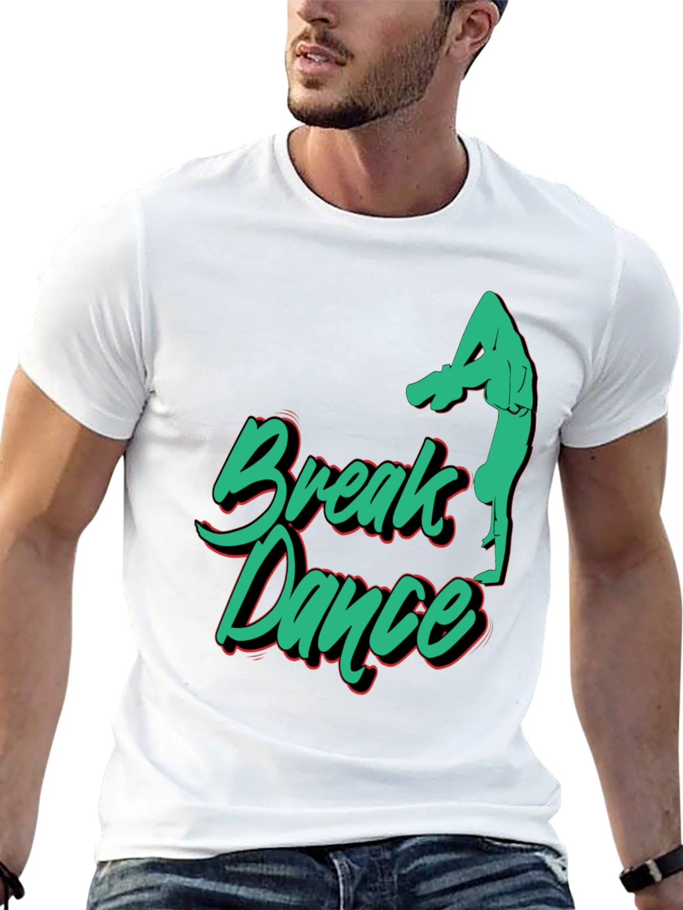 Break Dance Graphic T-Shirt - Trendy Streetwear