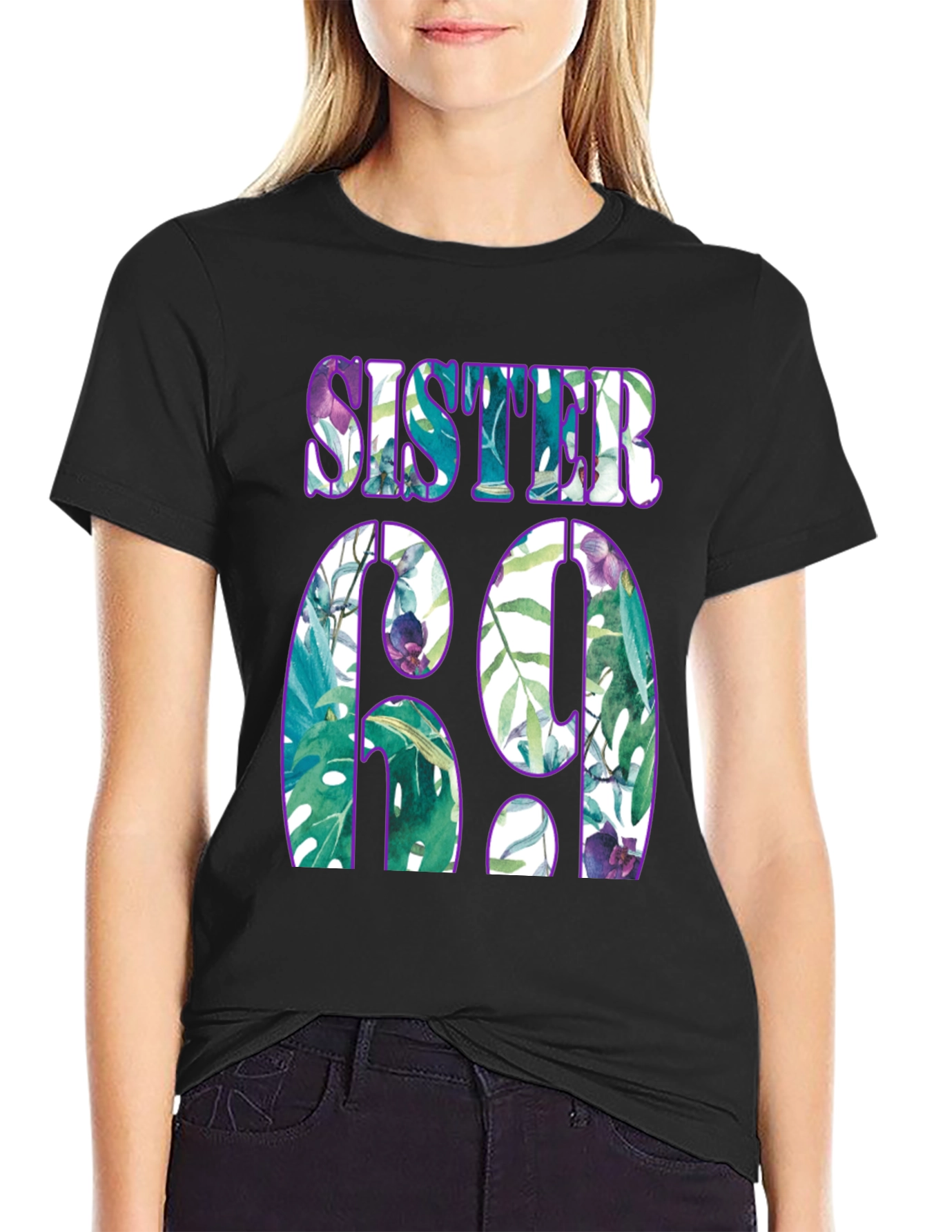 Sister 69 Graphic Print Tee