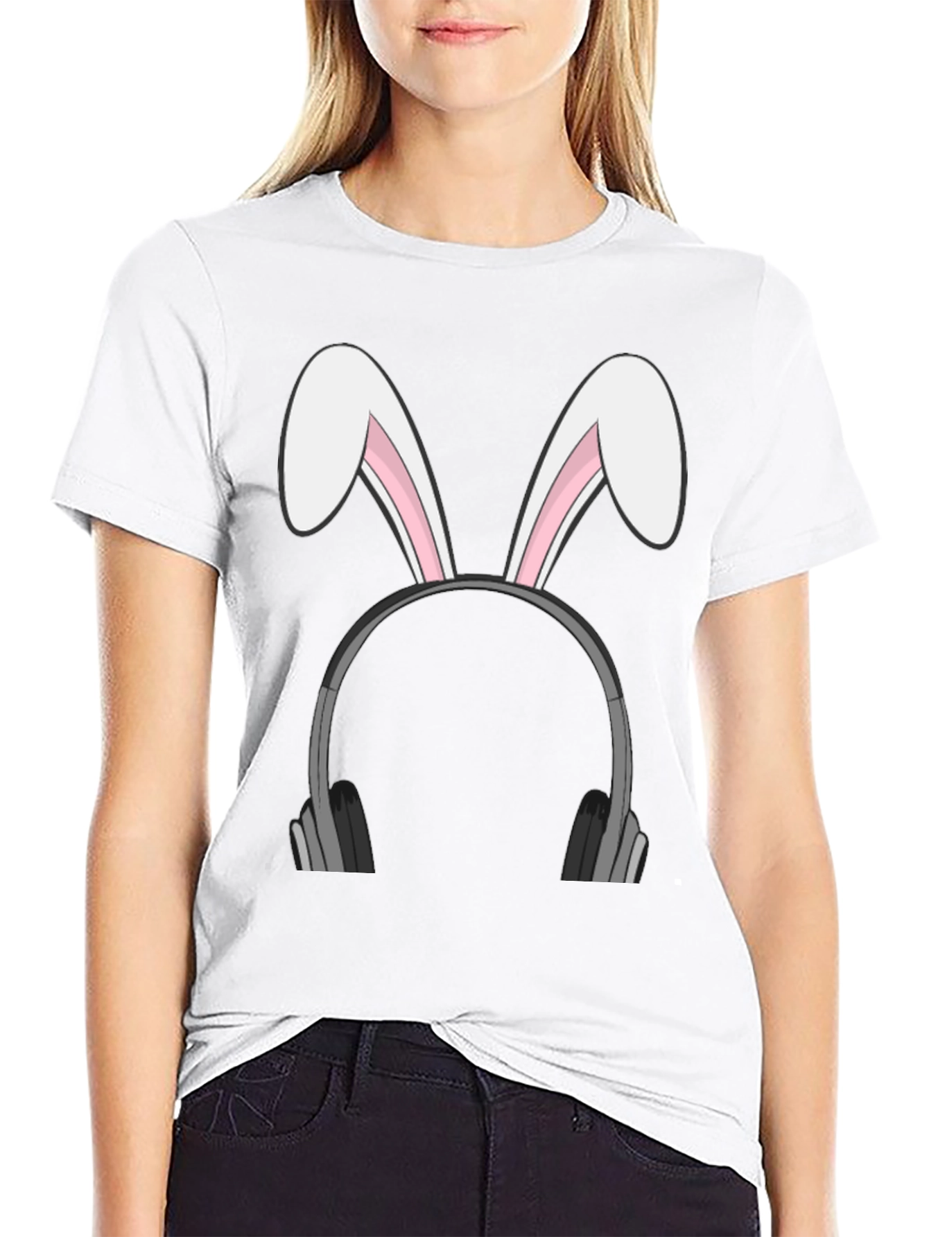 Bunny Headphones T-Shirt