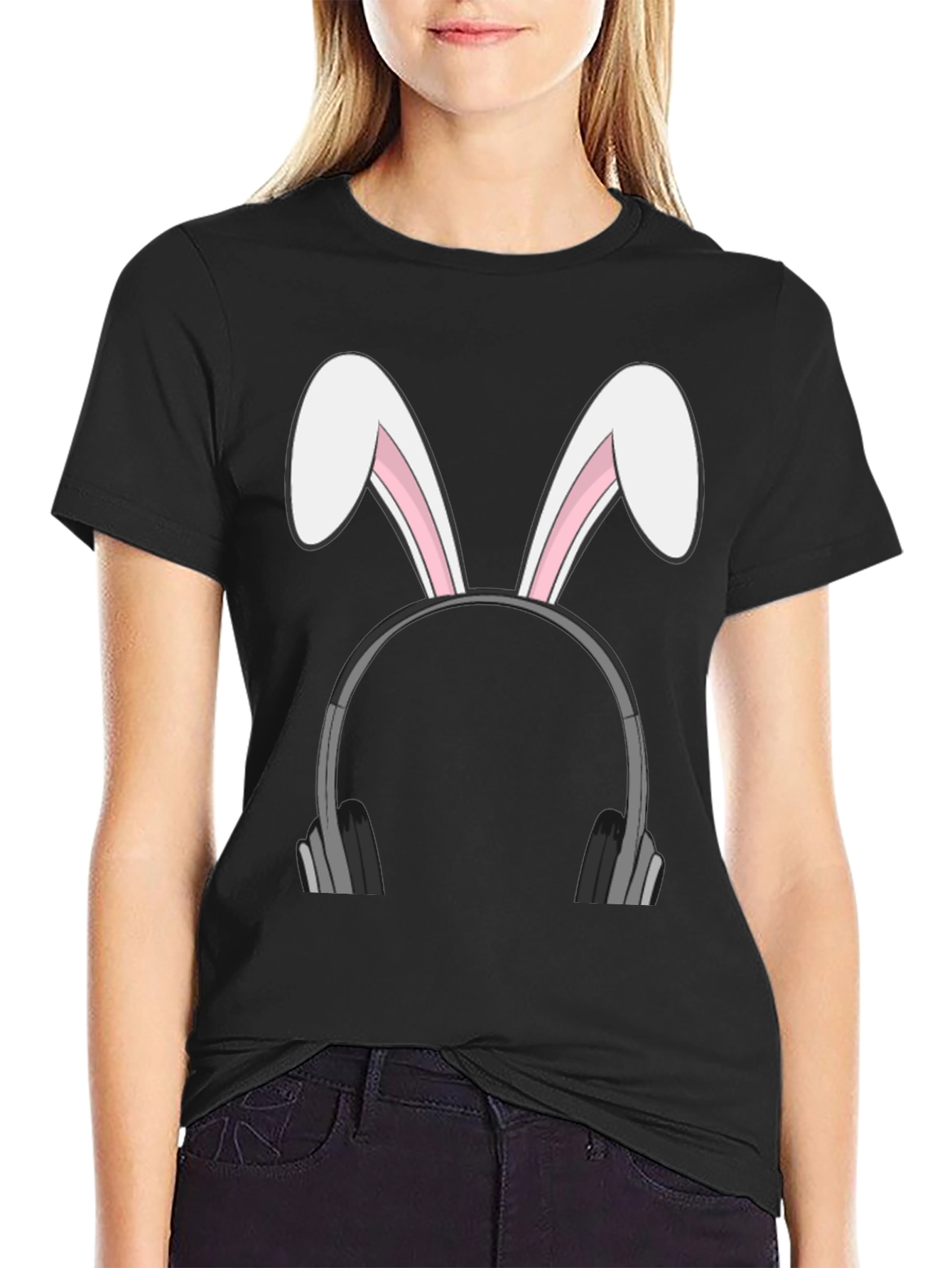 Bunny Headphones T-Shirt