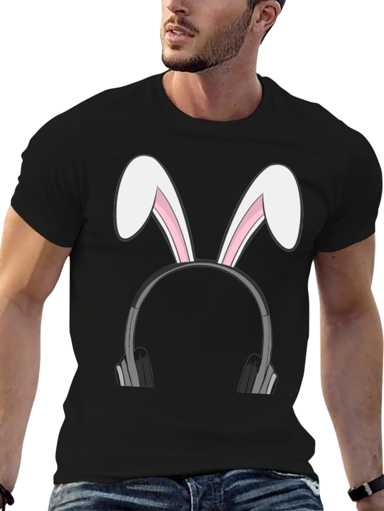 Bunny Headphones T-Shirt