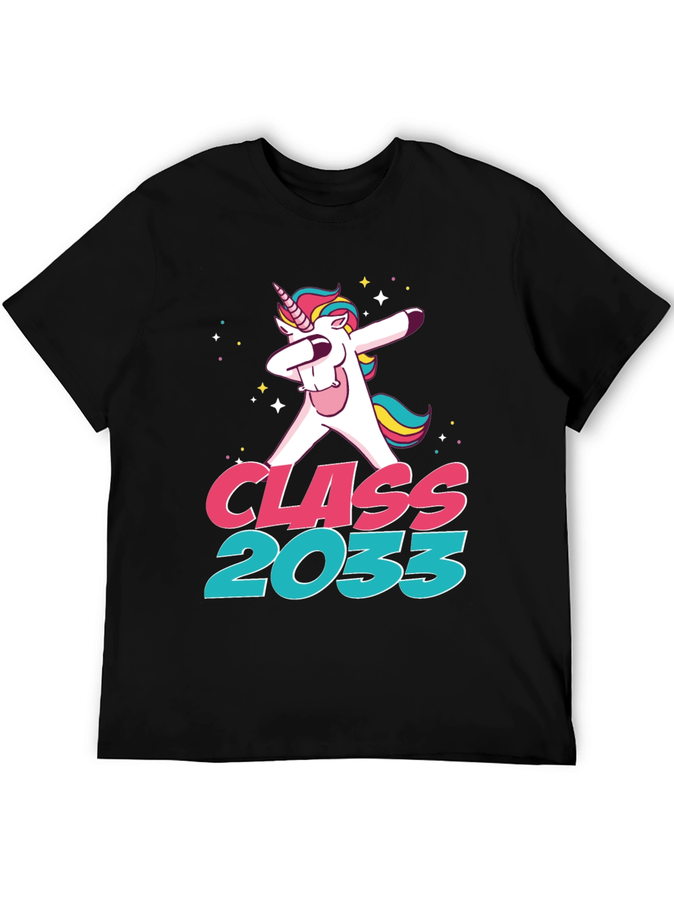 Class of 2033 Unicorn Dabbing T-Shirt