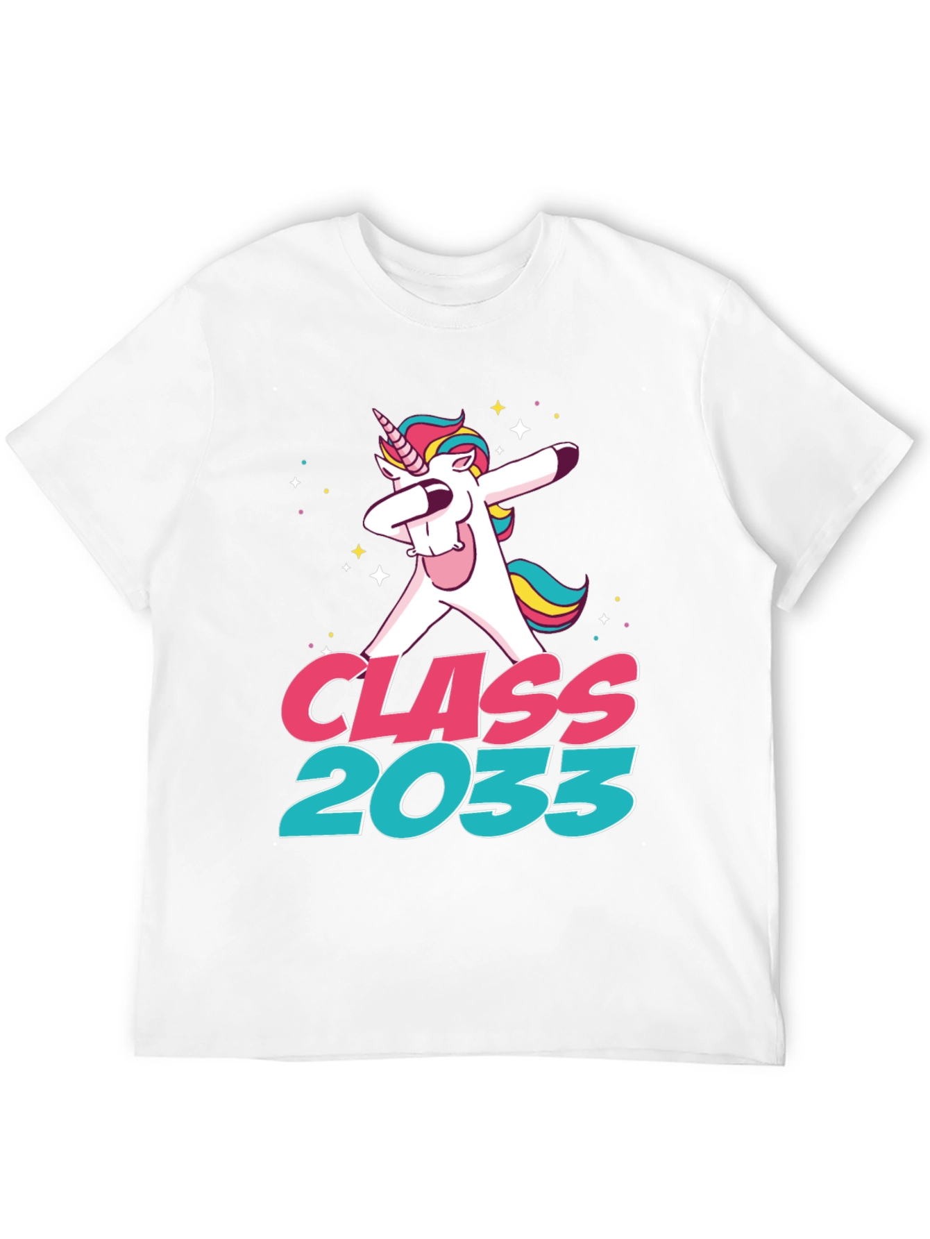 Class of 2033 Unicorn Dabbing T-Shirt