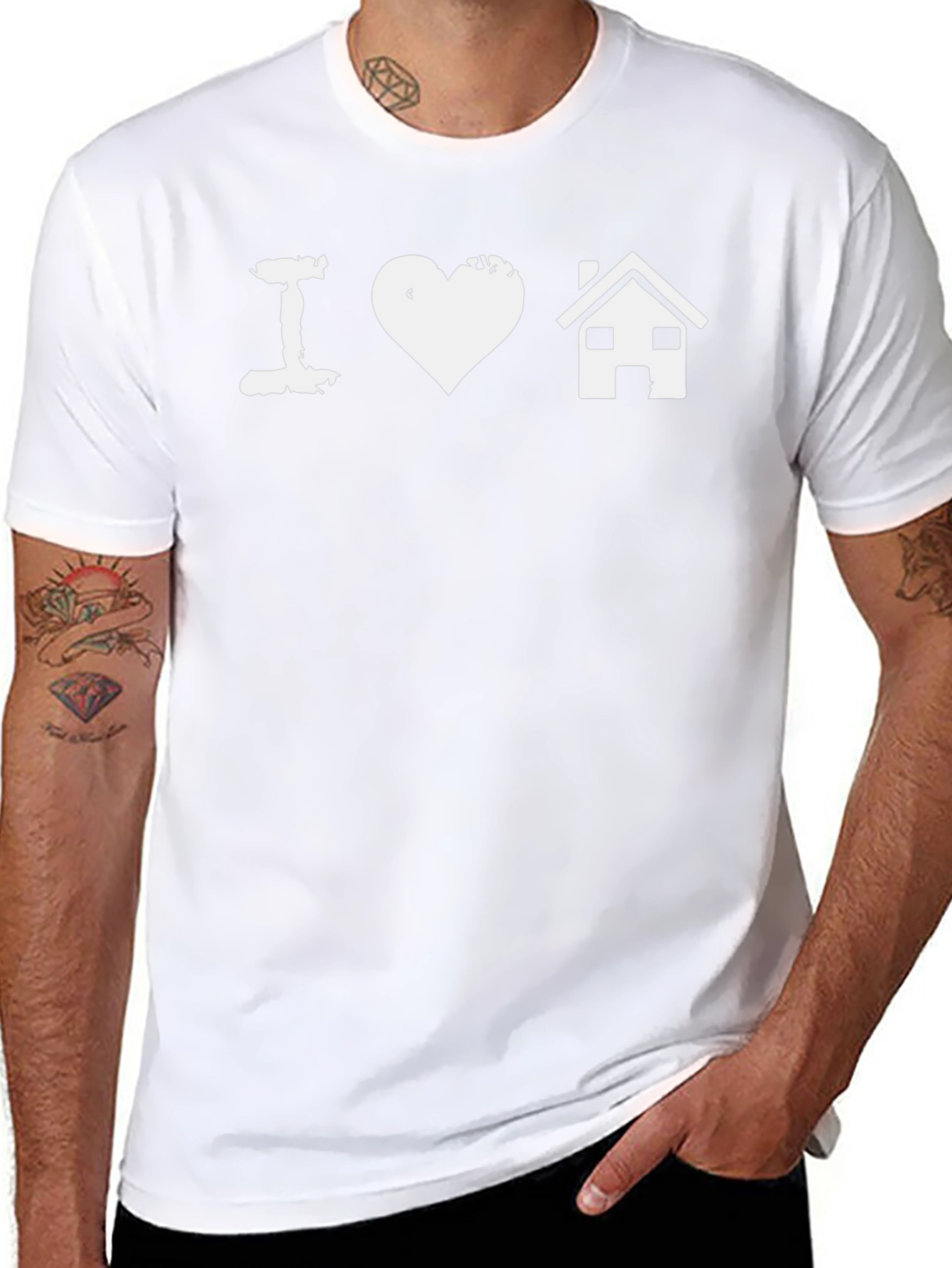 I Love Home T-Shirt - Graphic Tee