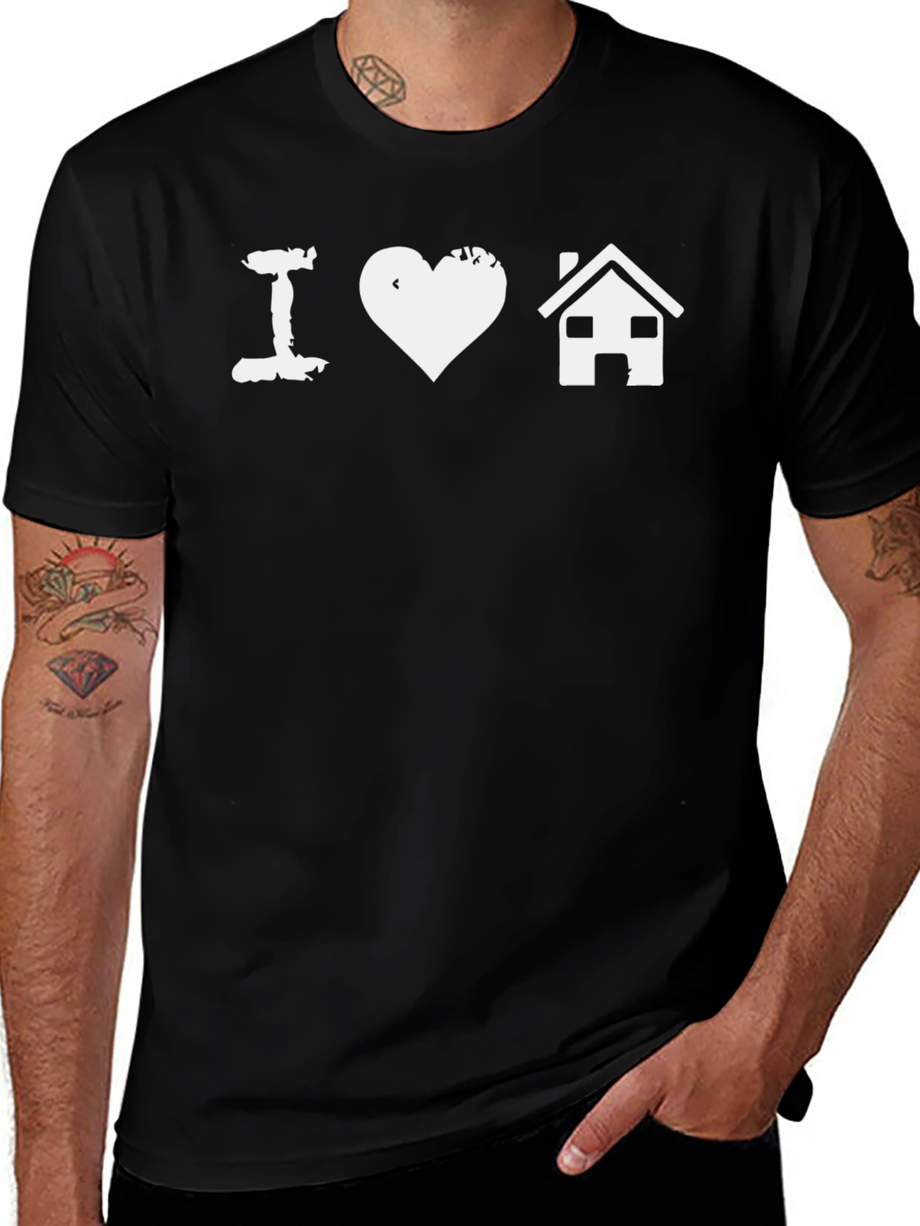 I Love Home T-Shirt - Graphic Tee