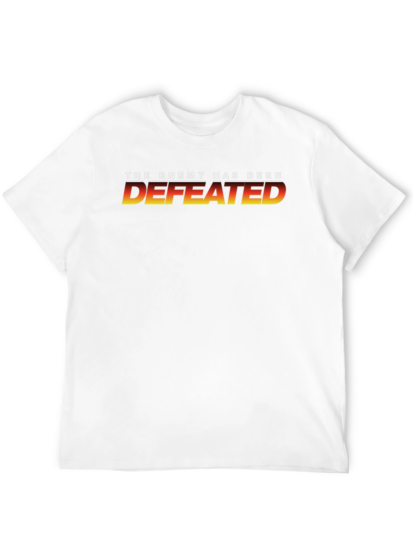 The Enemy Has Been Defeated Black T-Shirt