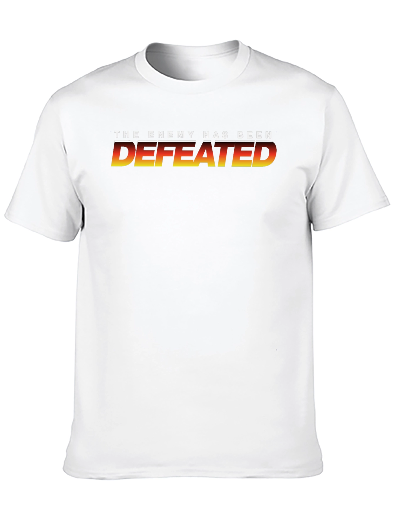 The Enemy Has Been Defeated Black T-Shirt