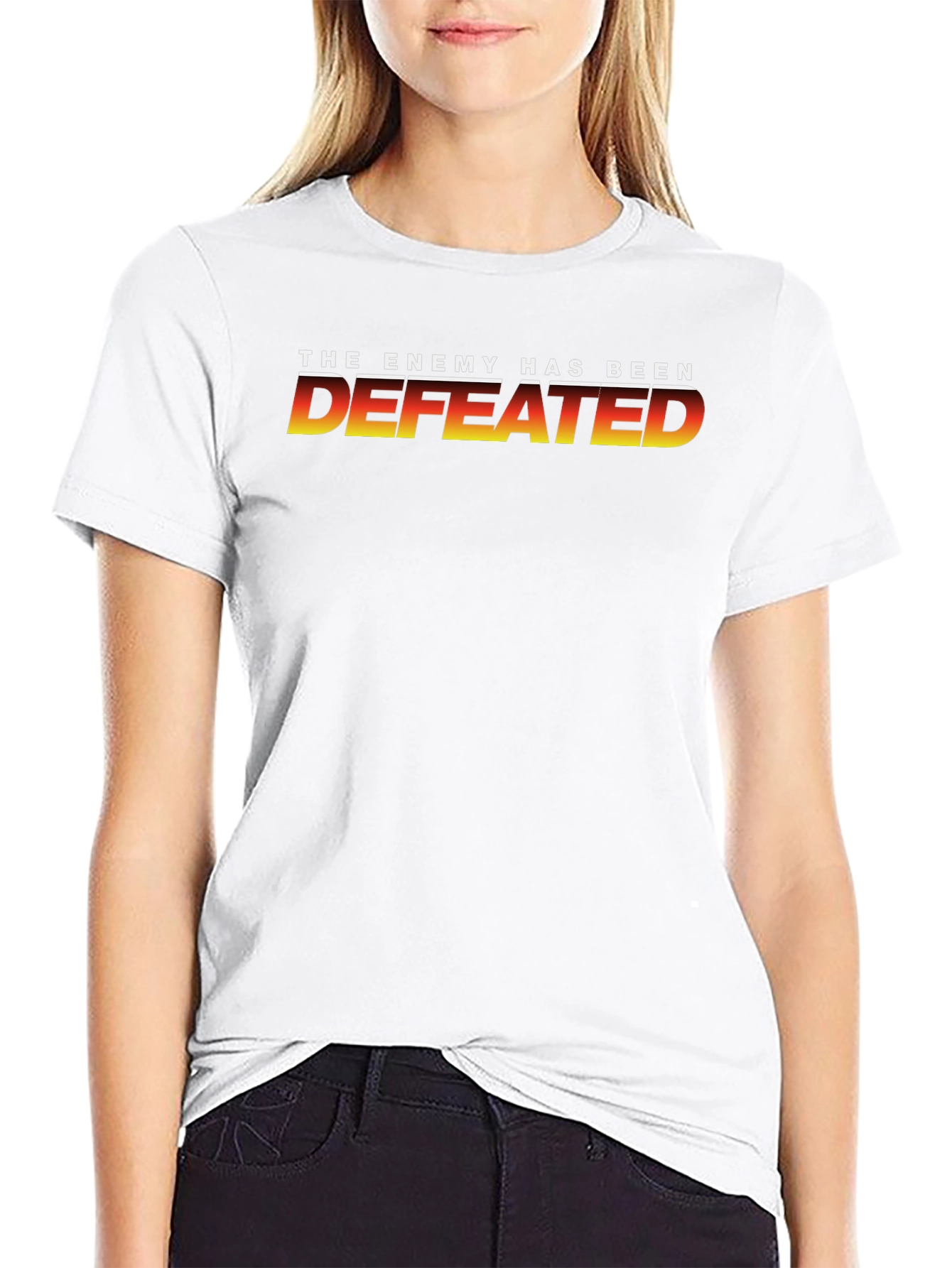 The Enemy Has Been Defeated Black T-Shirt