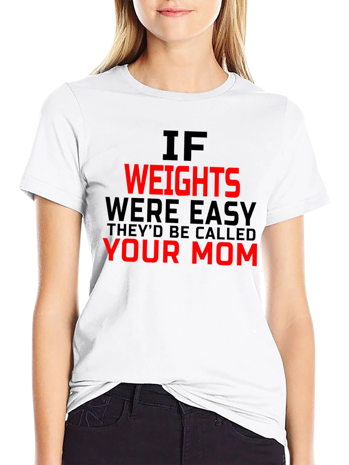 Funny Gym Workout T-Shirt - Your Mom Joke