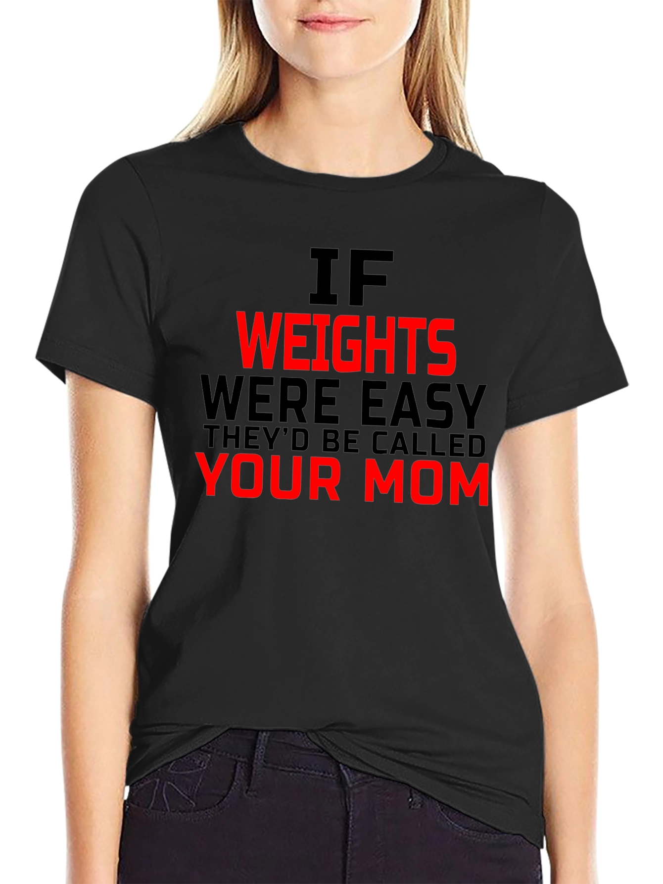 Funny Gym Workout T-Shirt - Your Mom Joke