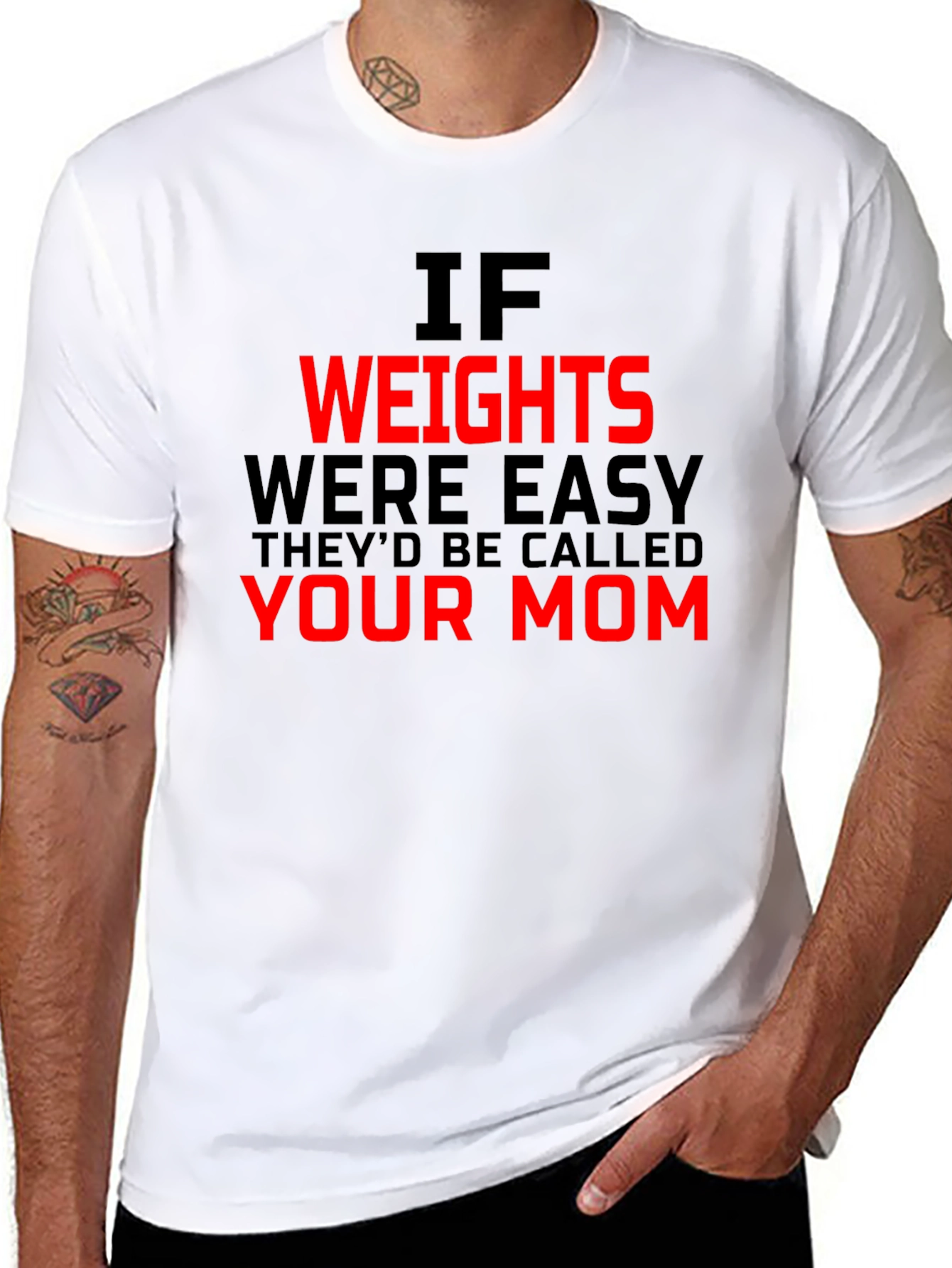 Funny Gym Workout T-Shirt - Your Mom Joke
