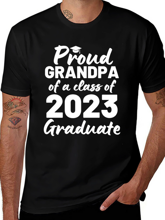 Proud Grandpa Class of 2023 Graduate T-Shirt