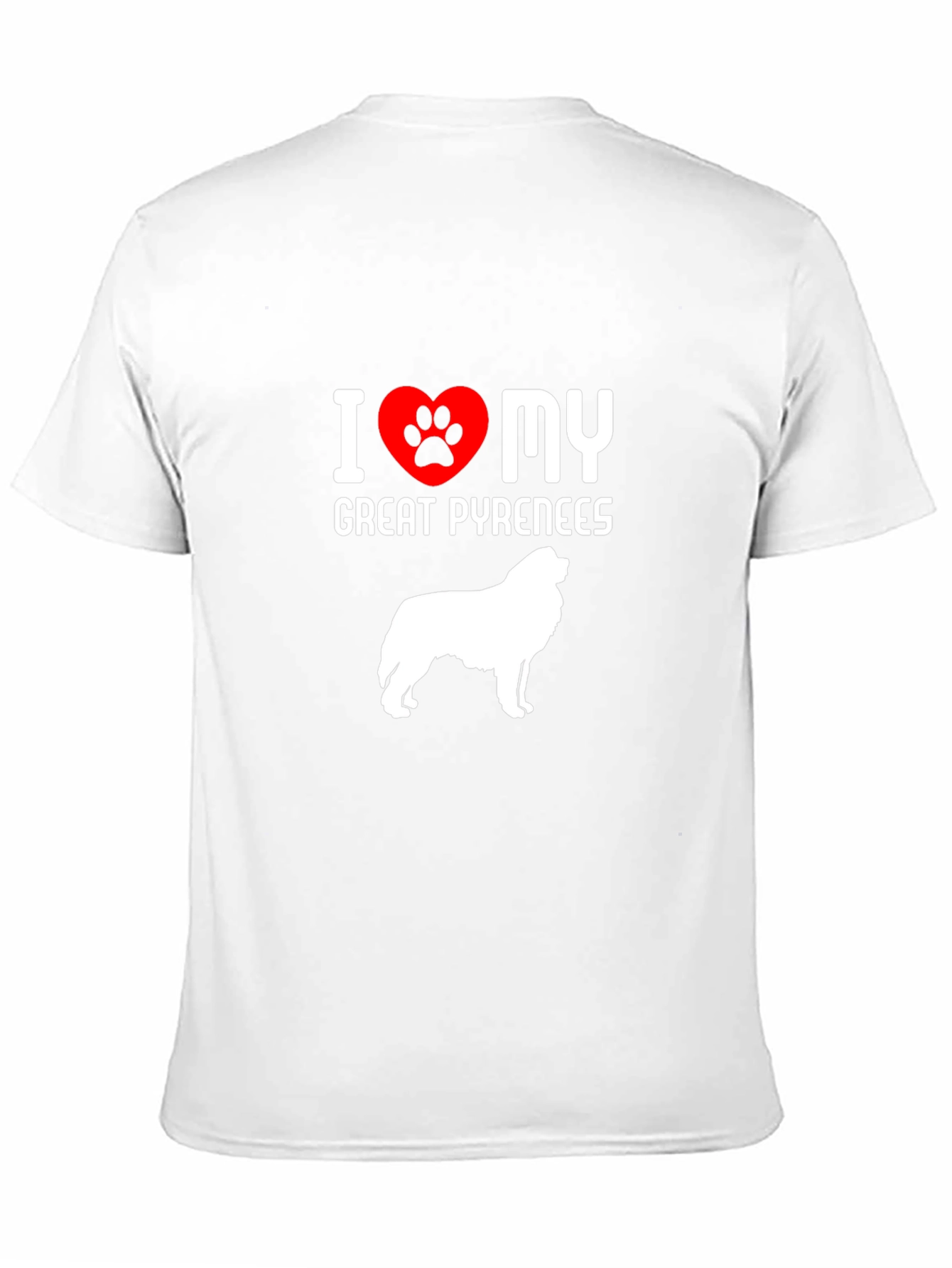 I Love My Great Pyrenees Dog T-Shirt