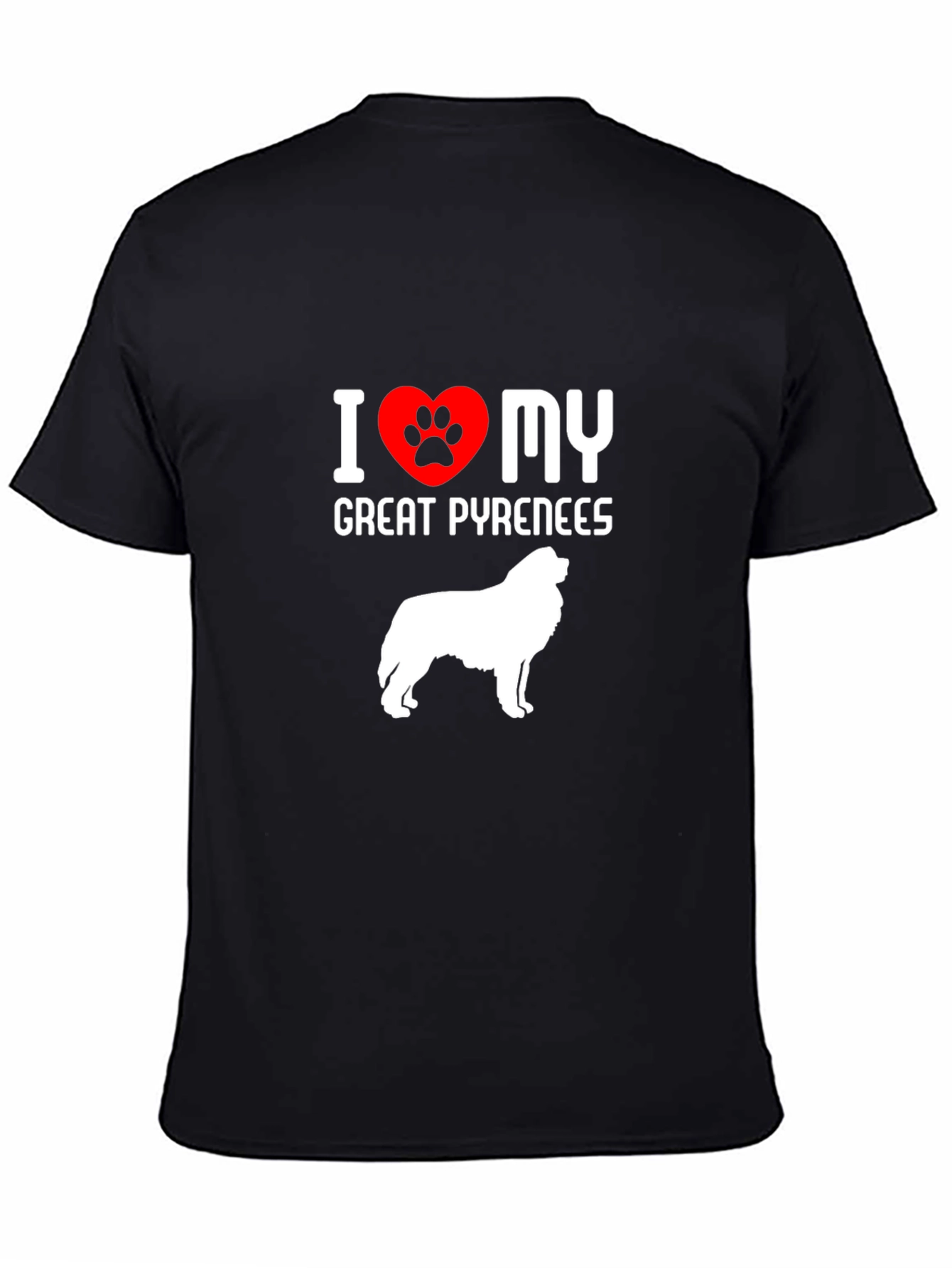 I Love My Great Pyrenees Dog T-Shirt